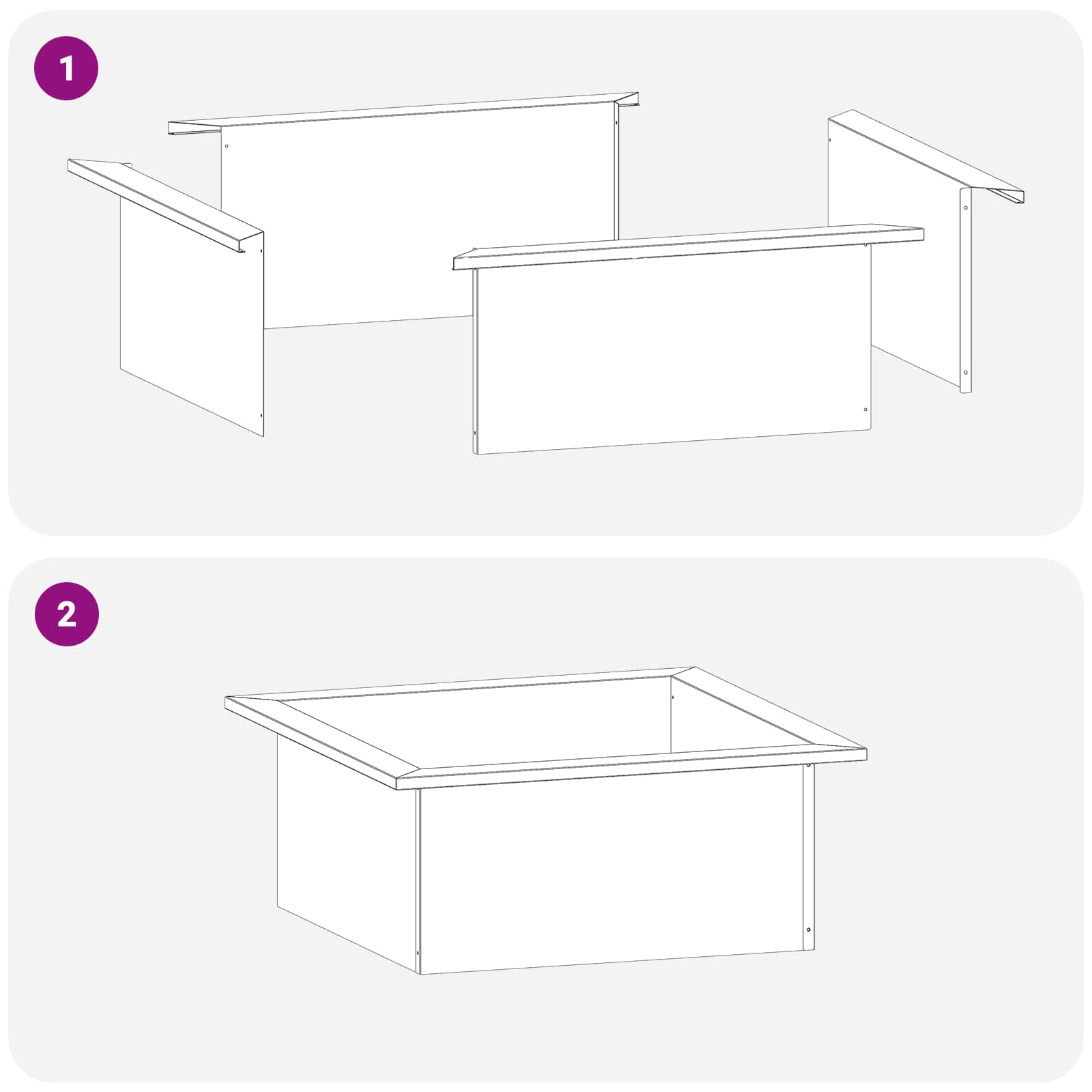 Laužavietės žiedas Juoda 90 x 90 x 25 cm Plienas