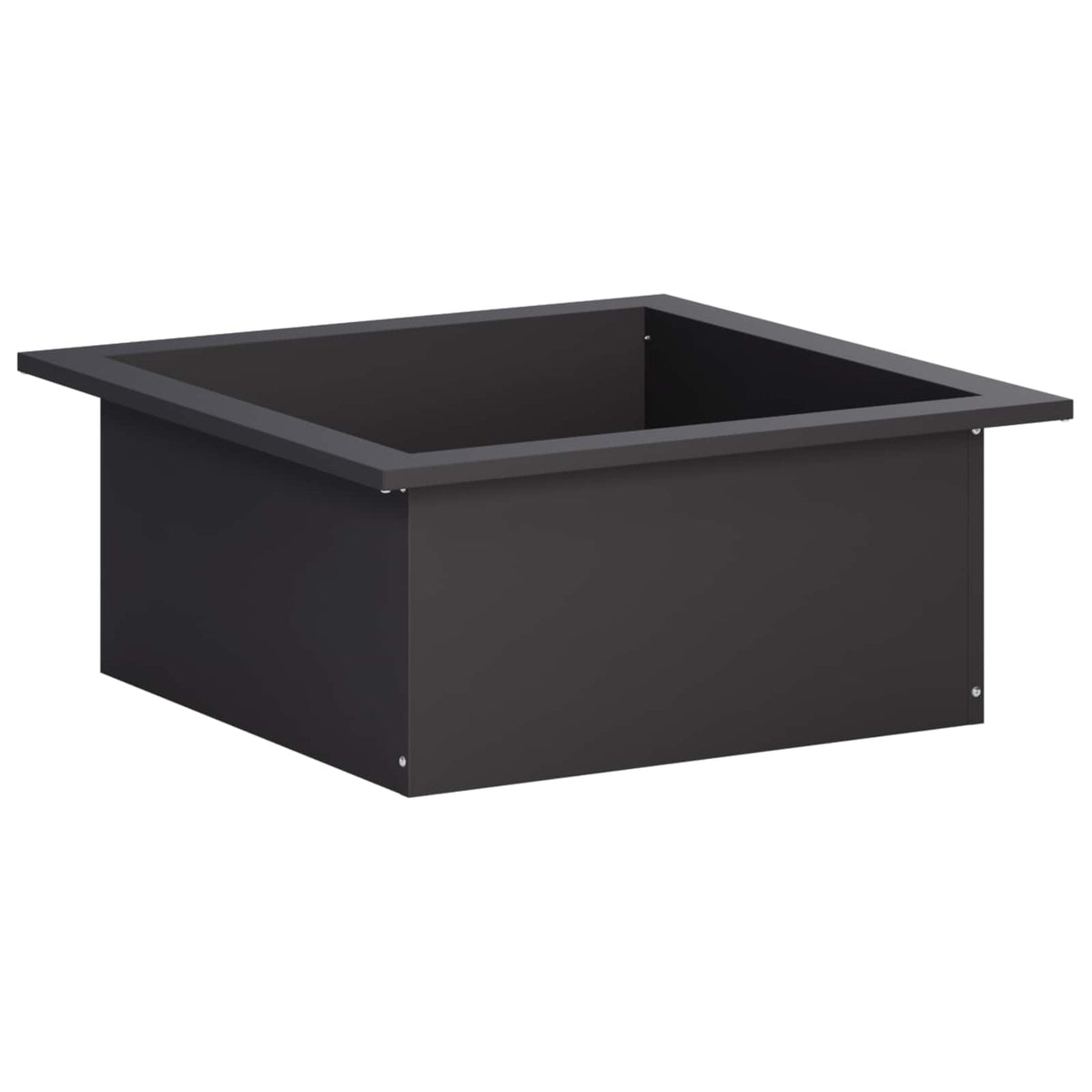 Laužavietės žiedas Juoda 90 x 90 x 25 cm Plienas