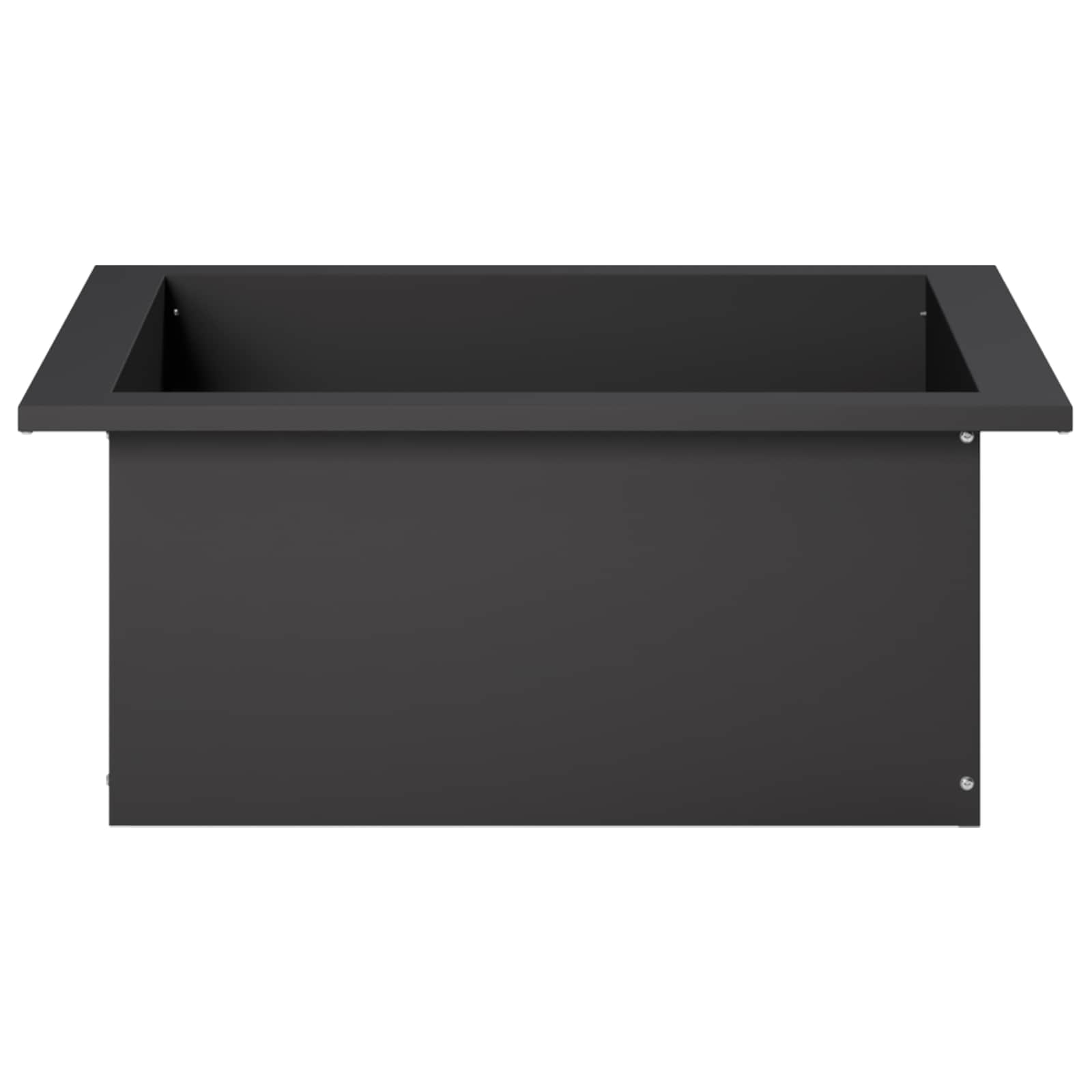 Laužavietės žiedas Juoda 90 x 90 x 25 cm Plienas