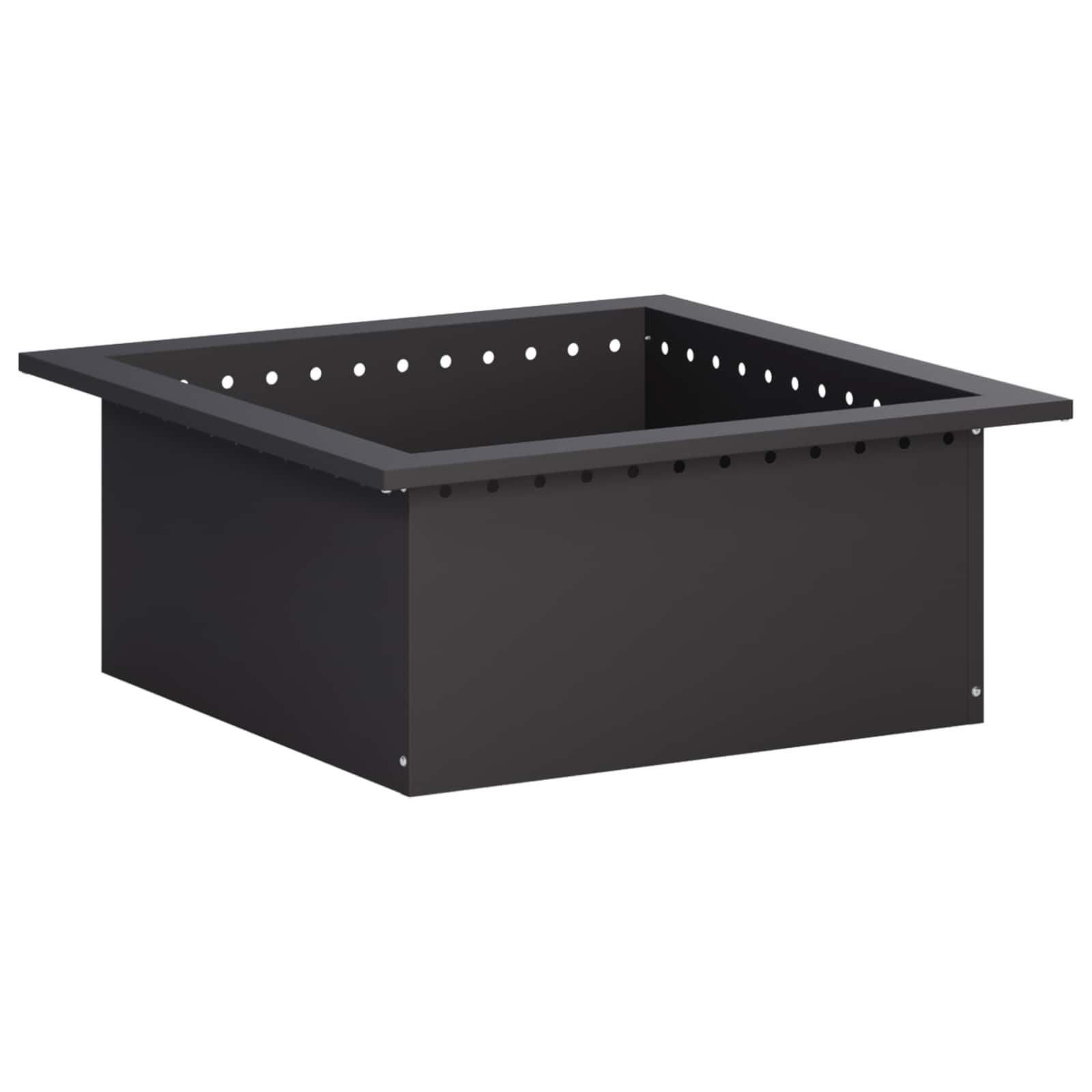 Laužavietės žiedas Juoda 60 x 60 x 25 cm Plienas
