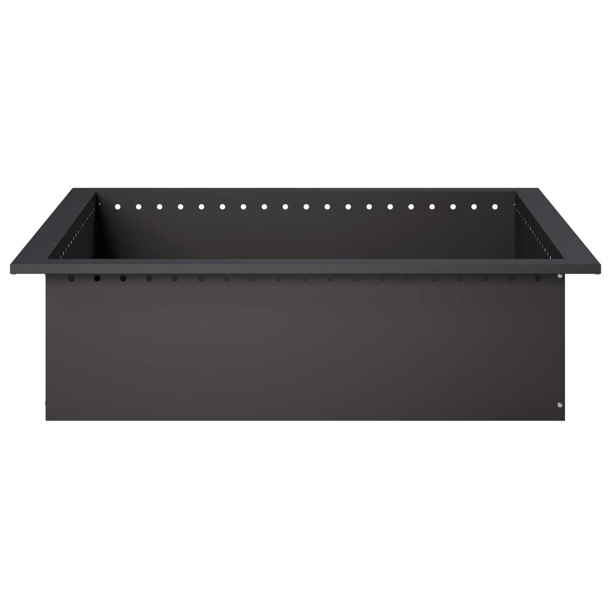 Laužavietės žiedas Juoda 80 x 80 x 25 cm Plienas