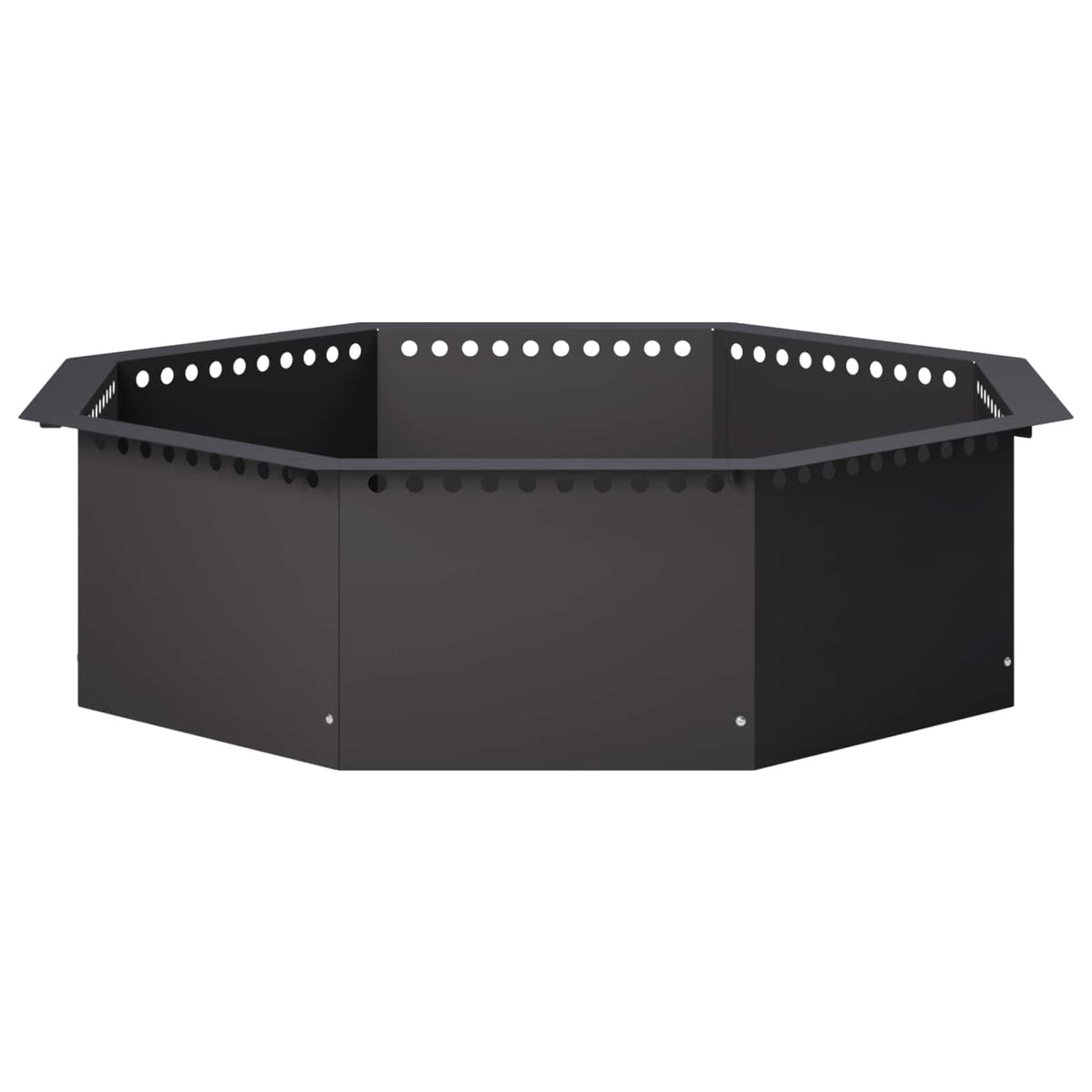 Laužavietės žiedas Juoda 100 x 100 x 25 cm Plienas