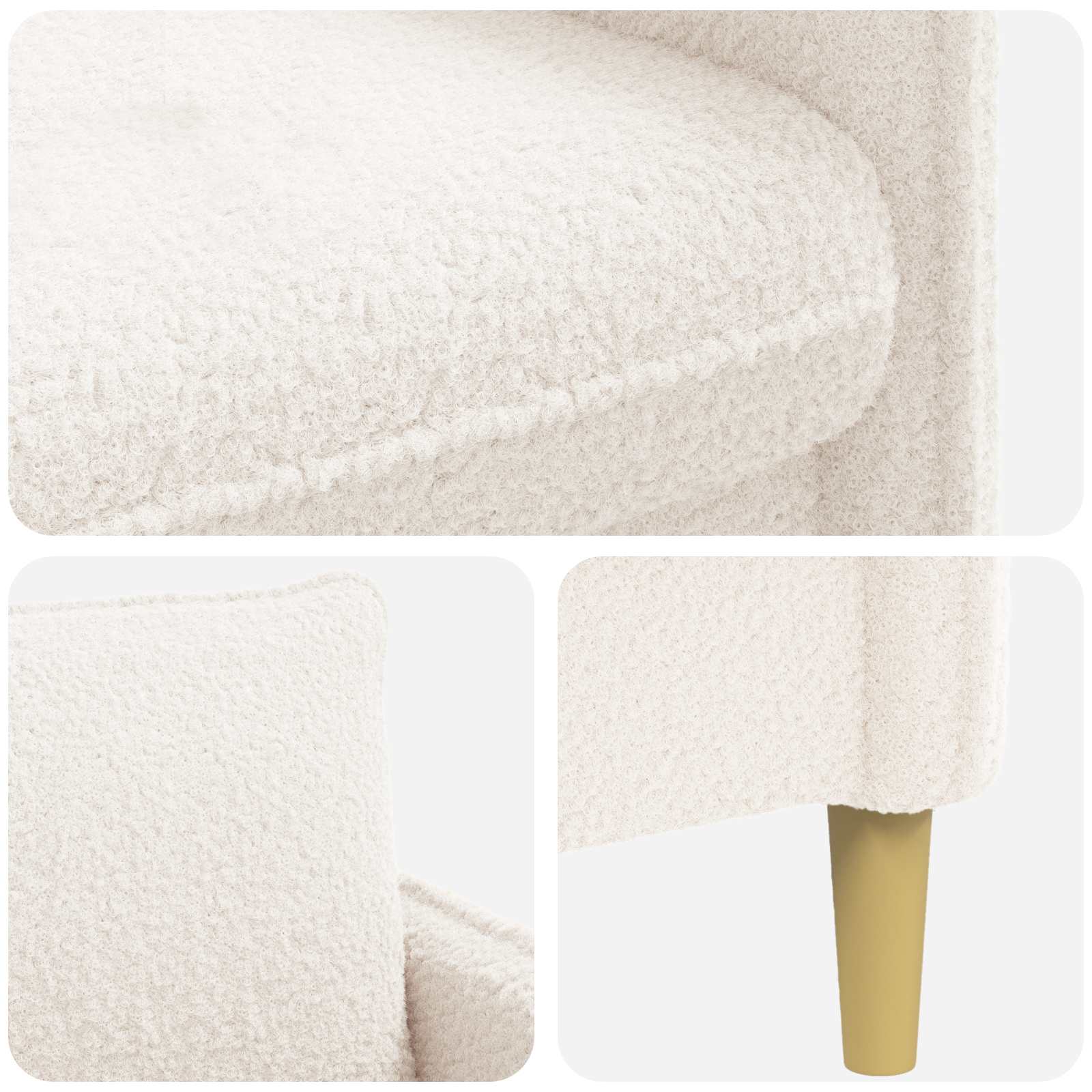 XL fotelis Balta Bouclé