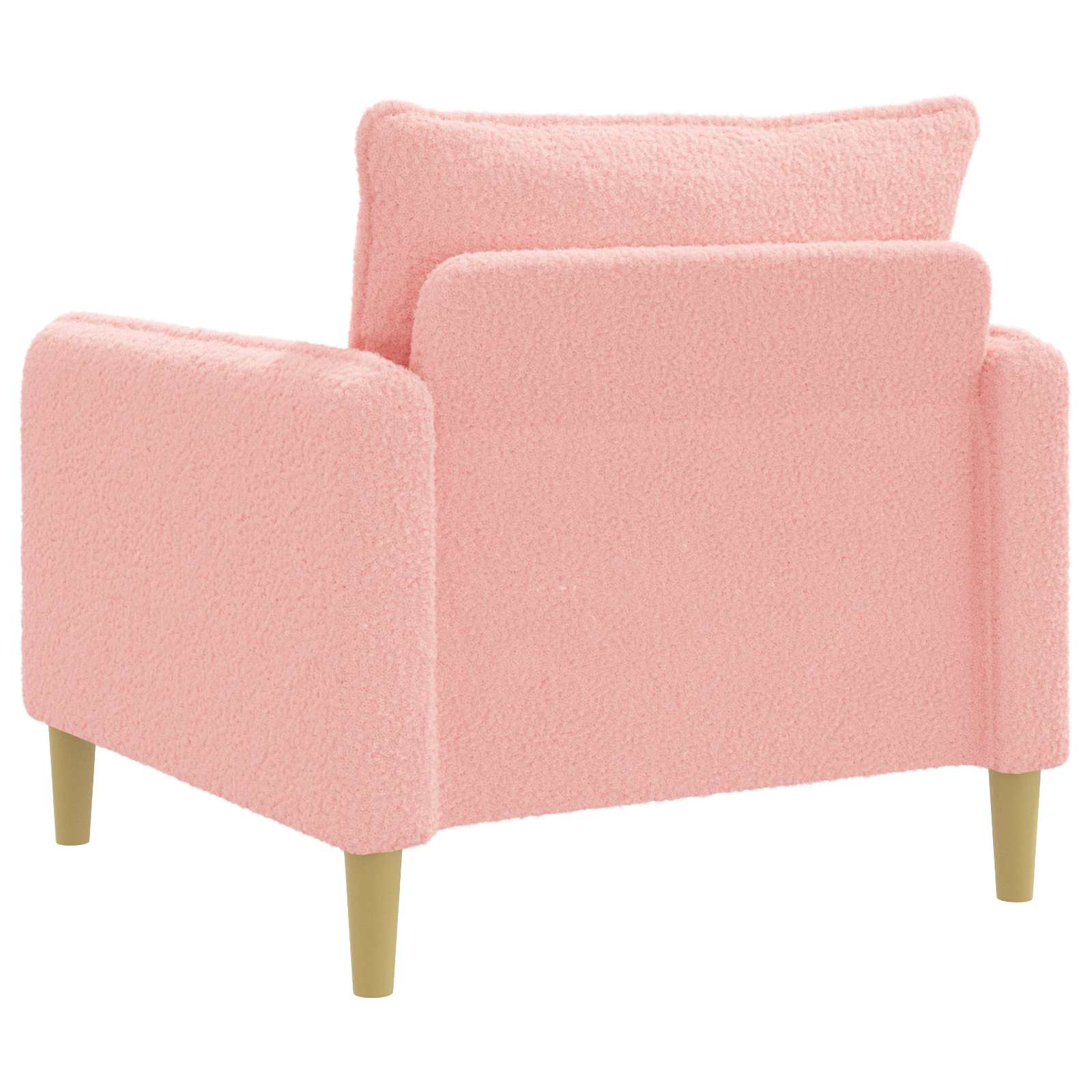 XL fotelis Rožinė Bouclé