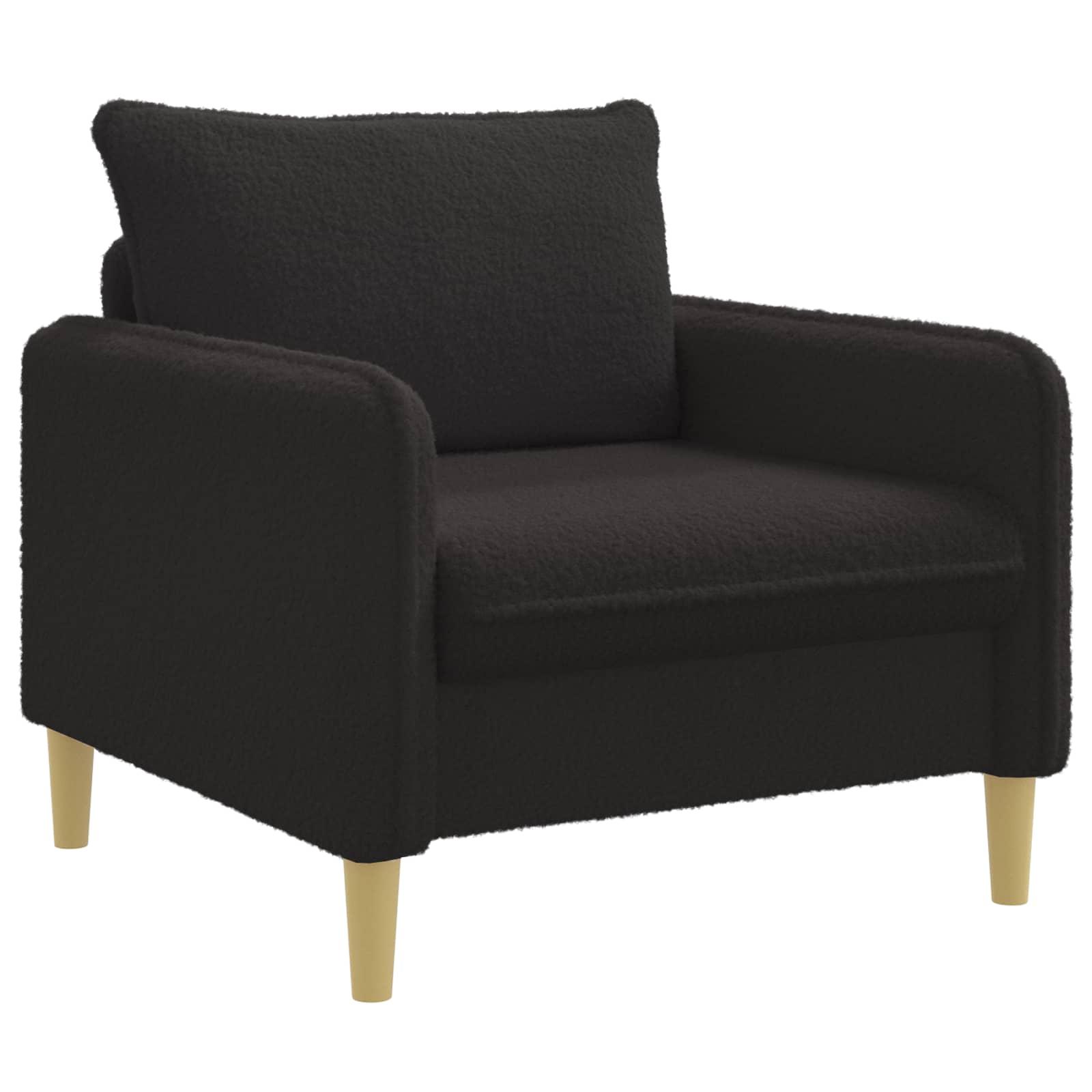 XL fotelis Juoda Bouclé