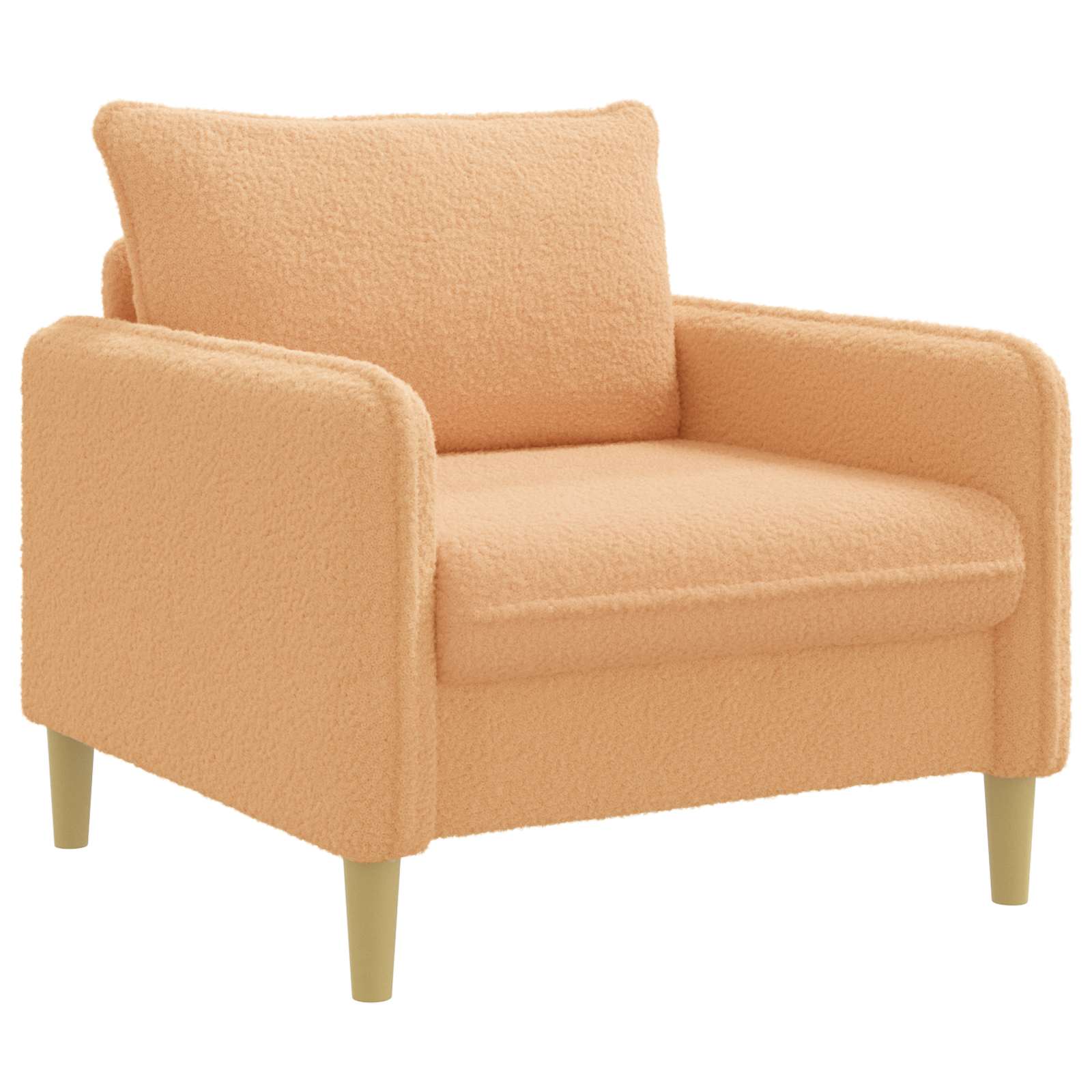 XL fotelis Smėlio Bouclé