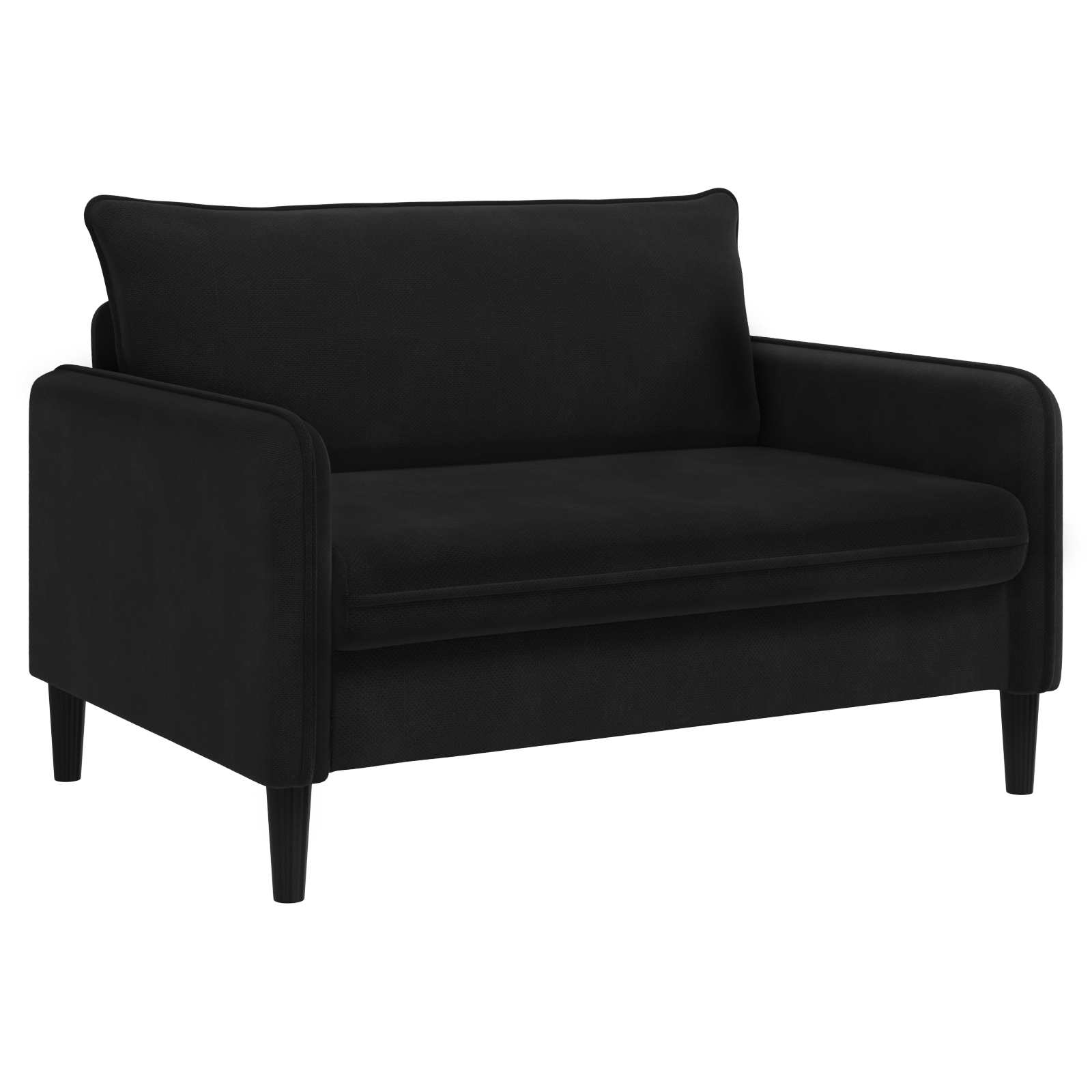XXL fotelis Juoda Aksomas