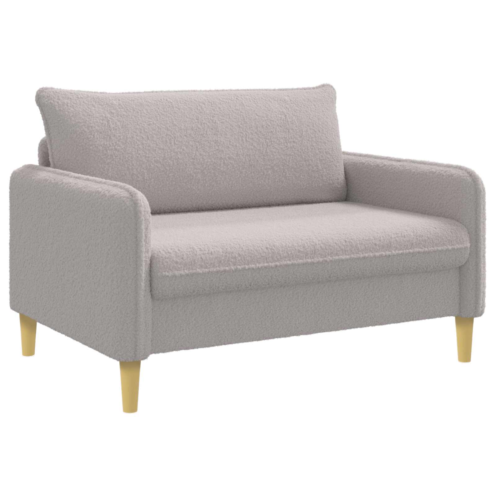 XXL fotelis Šviesiai pilka Bouclé