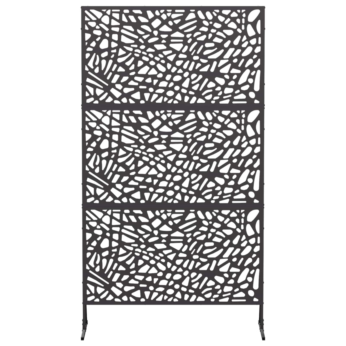 Privatumo žaliuzės 100 x 50 x 180 cm Plienas Juoda