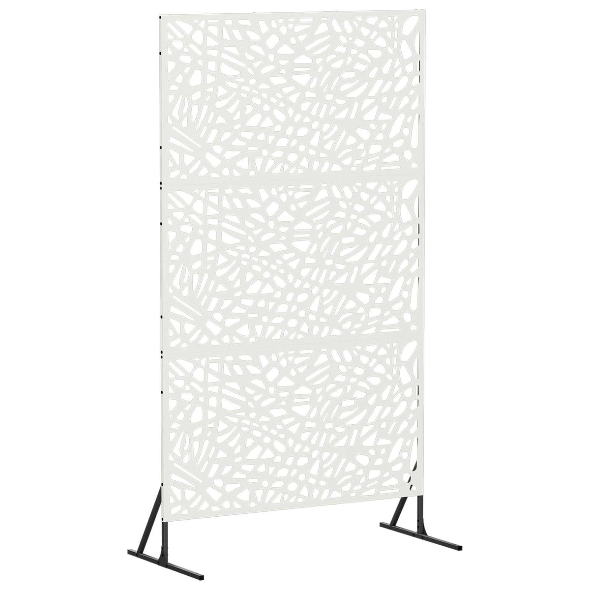 Privatumo žaliuzės 100 x 50 x 180 cm Plienas Balta
