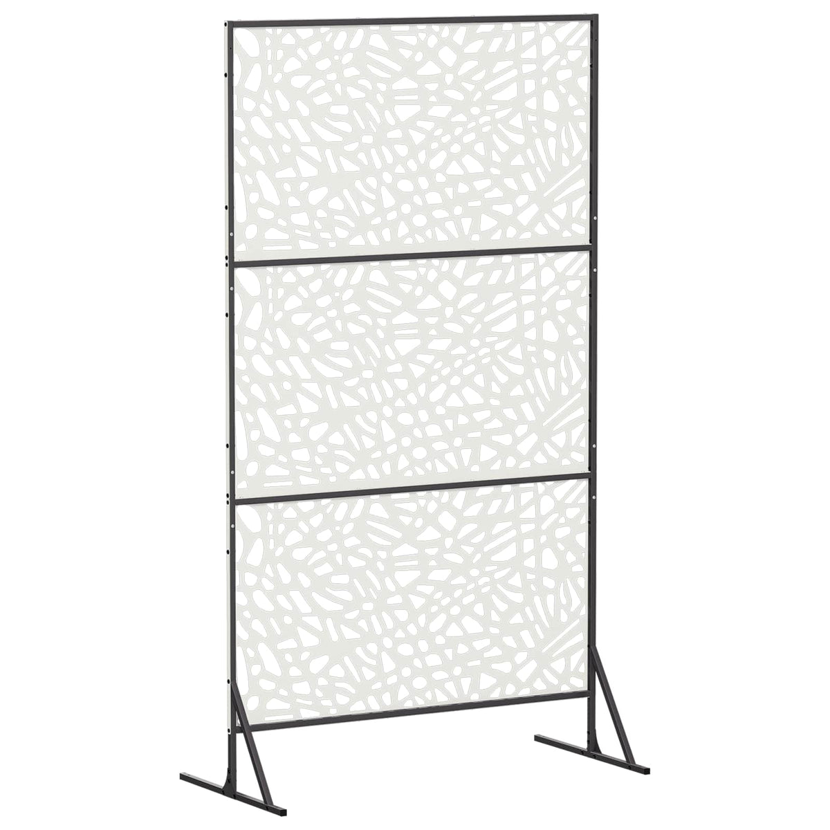 Privatumo žaliuzės 100 x 50 x 180 cm Plienas Balta