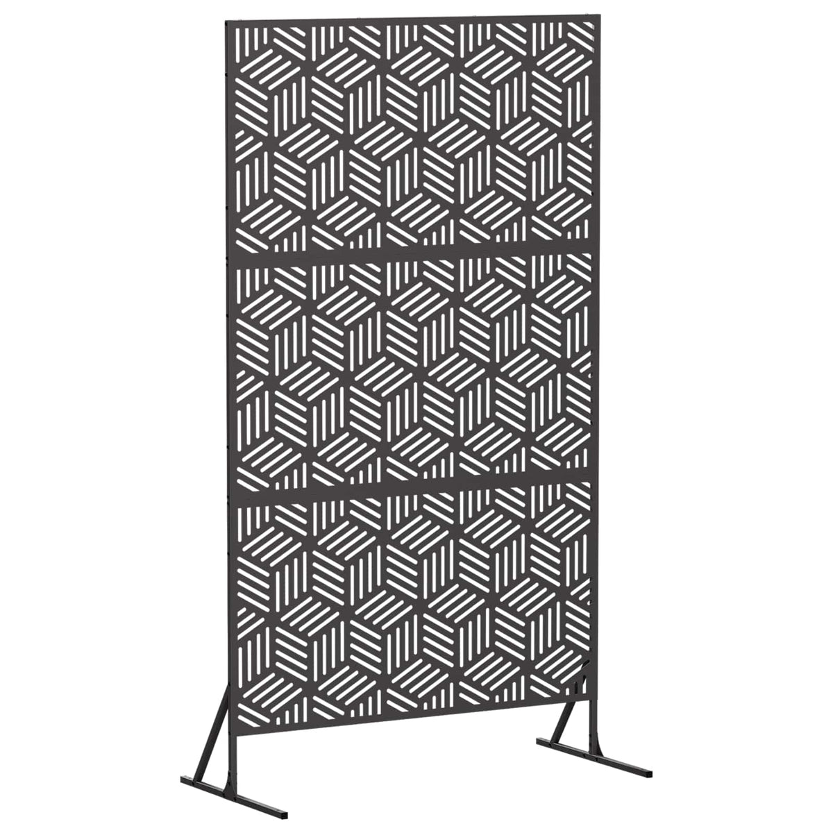 Privatumo žaliuzės 100 x 50 x 180 cm Plienas Juoda