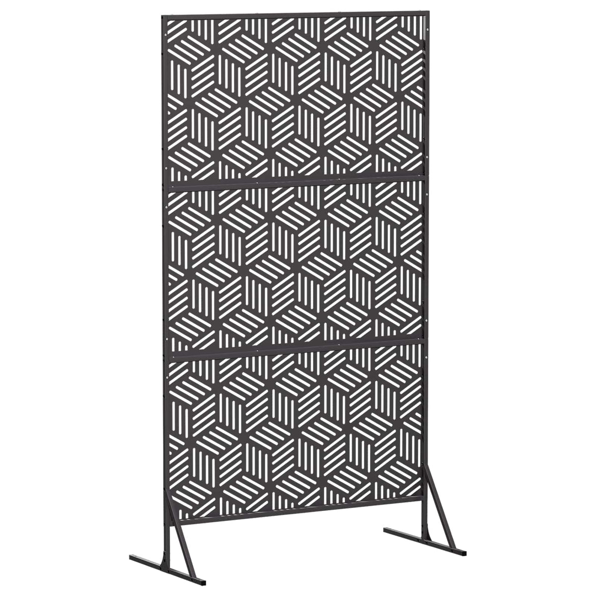 Privatumo žaliuzės 100 x 50 x 180 cm Plienas Juoda