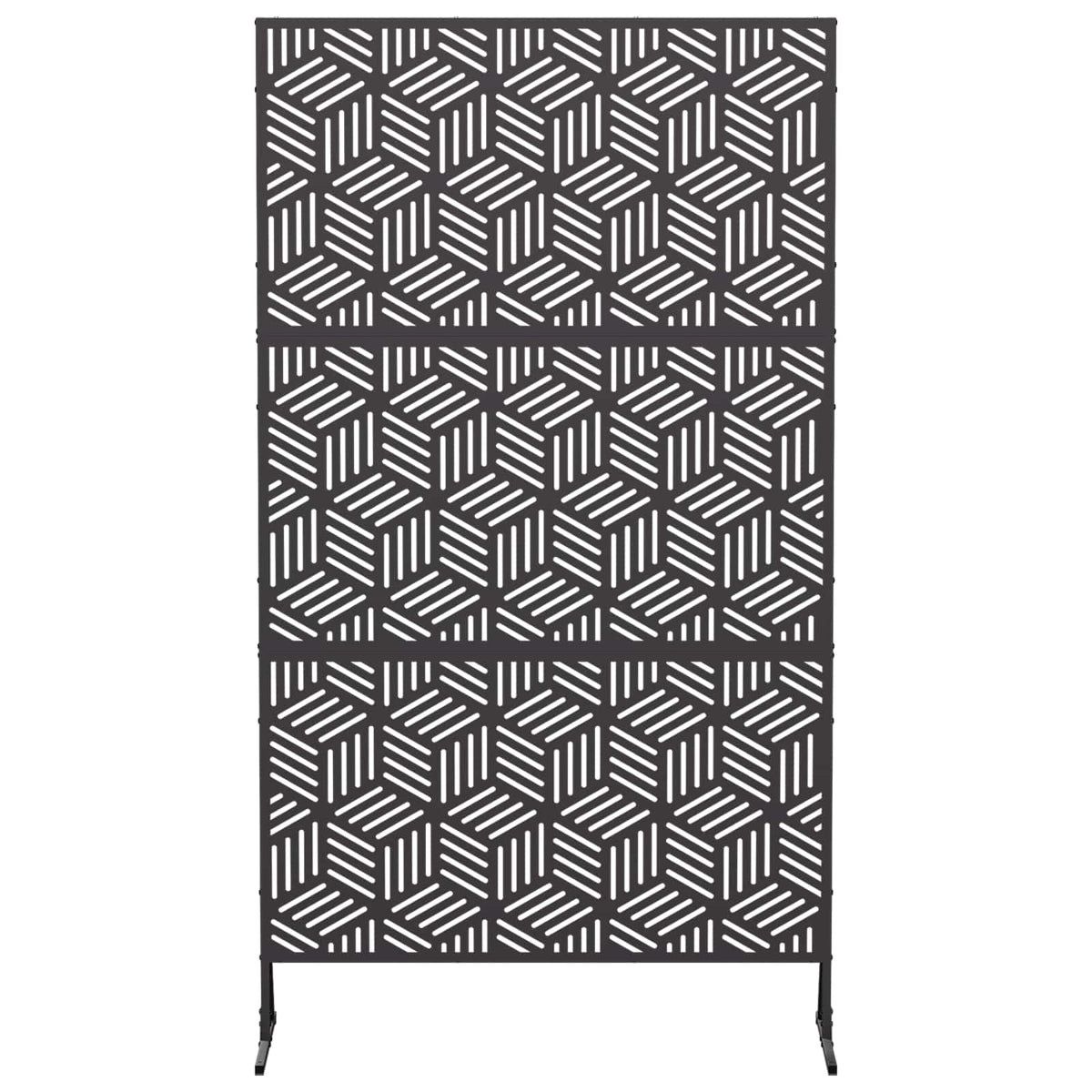 Privatumo žaliuzės 100 x 50 x 180 cm Plienas Juoda