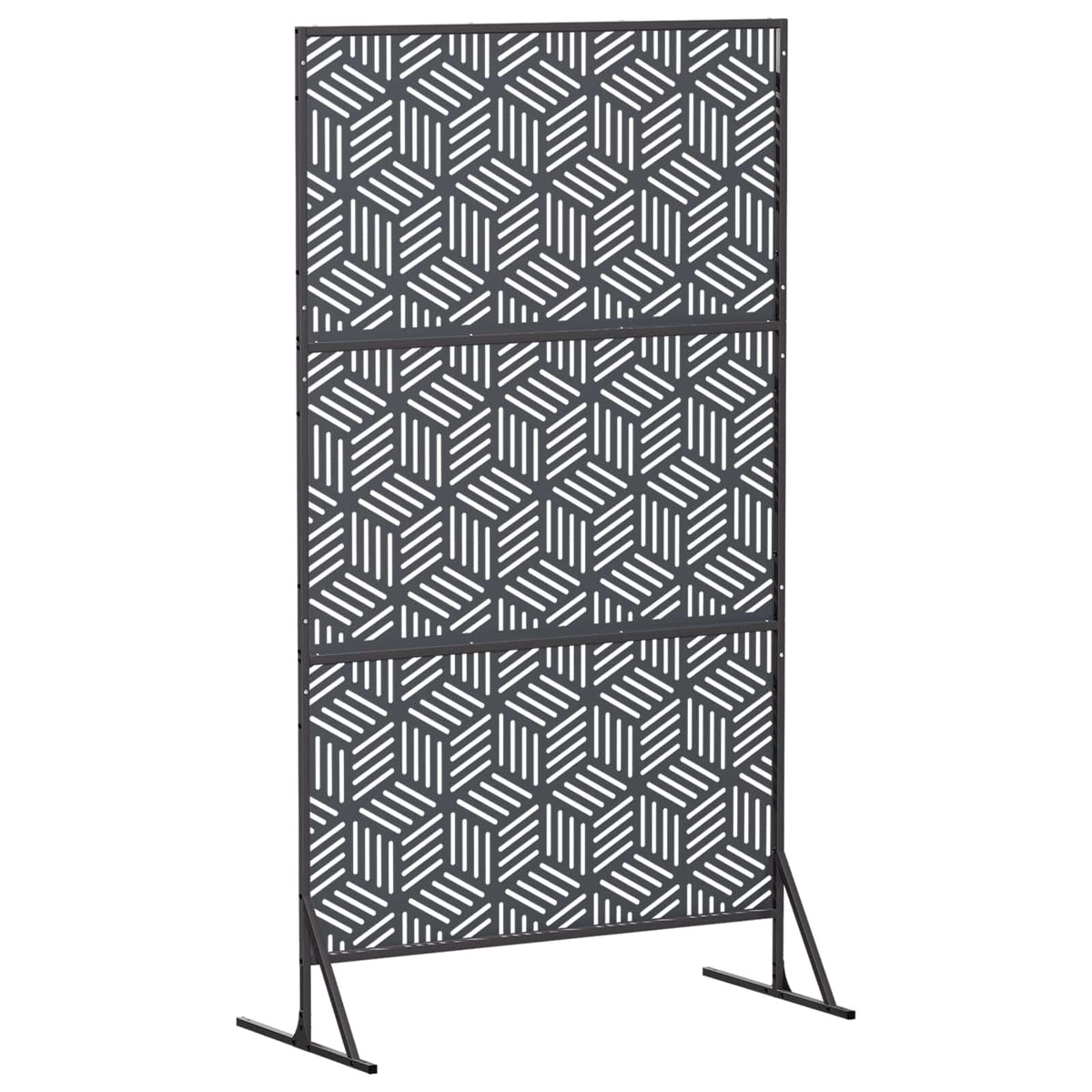 Privatumo žaliuzės 100 x 50 x 180 cm Plienas Antracito