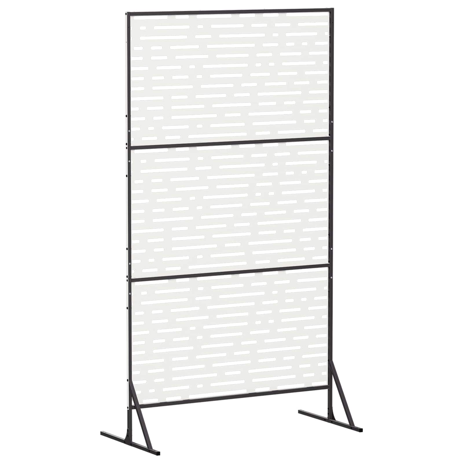 Privatumo žaliuzės 100 x 50 x 180 cm Plienas Balta