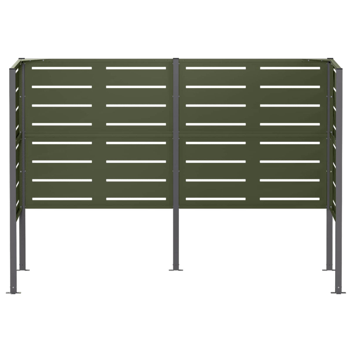 Atliekų konteinerio ekranas 167 x 85 x 113 cm Plienas