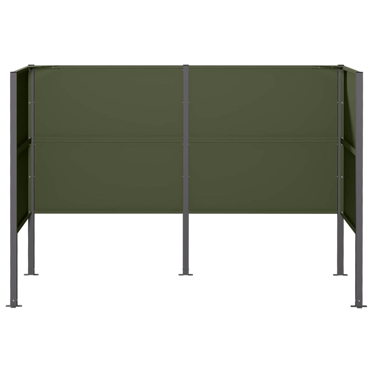 Atliekų konteinerio ekranas 167 x 85 x 113 cm Plienas