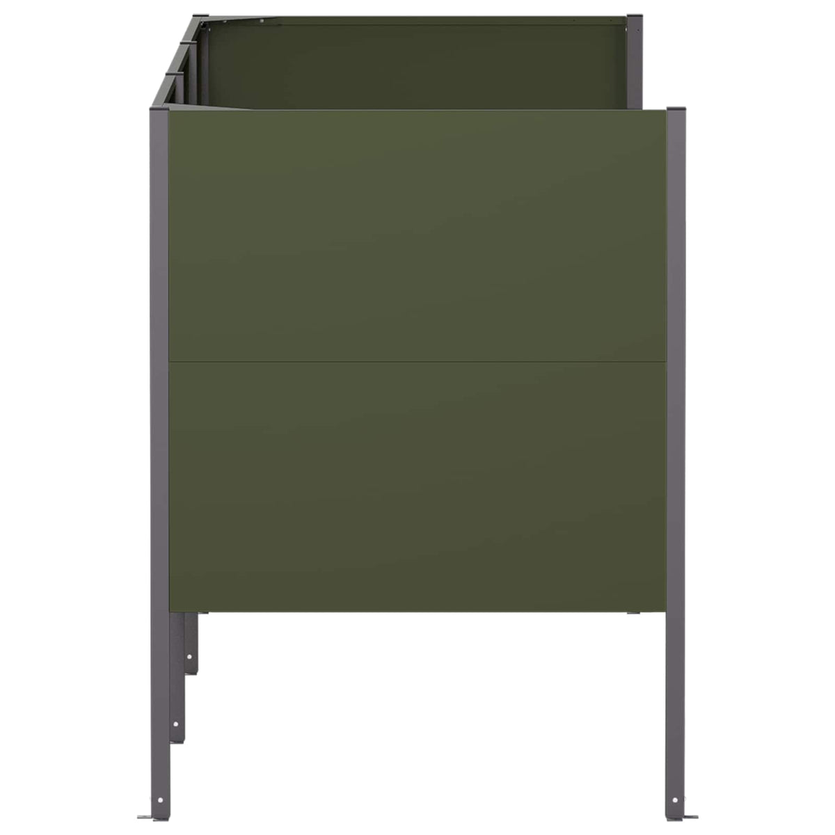 Atliekų konteinerio ekranas 249 x 85 x 113 cm Plienas