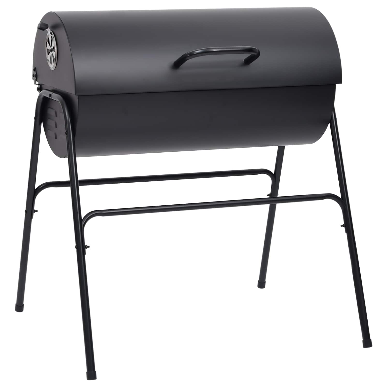 Lauko grilis 3 pcs 80 x 73 x 90 cm Juoda Metalas