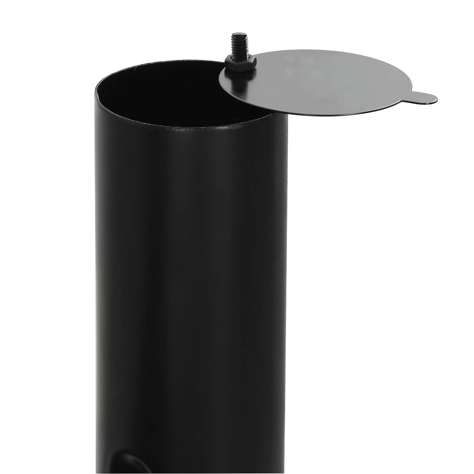 Lauko grilis 103 x 60 x 113 cm Plienas Juoda
