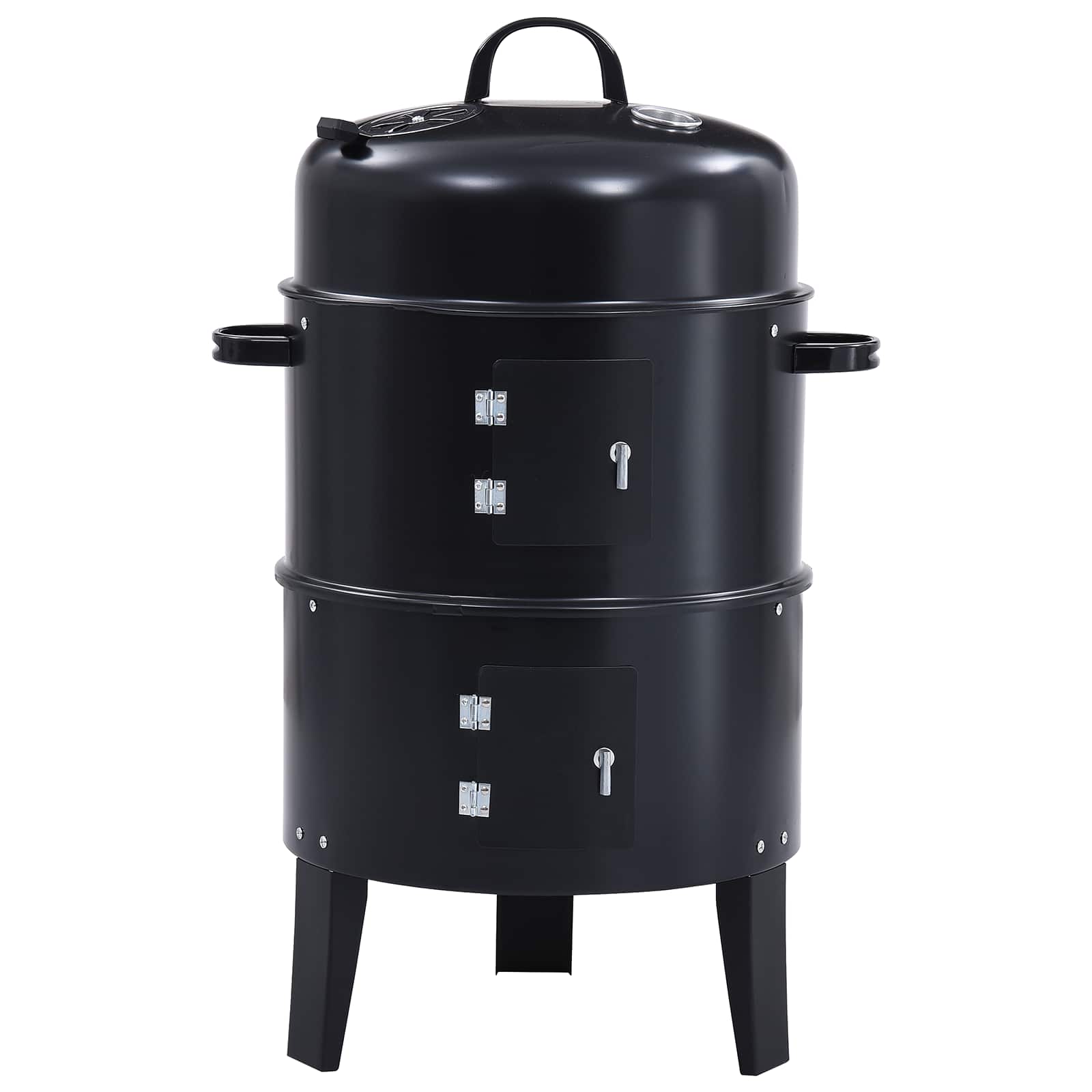 Lauko grilis Ø 40 x 80 cm Plienas Juoda