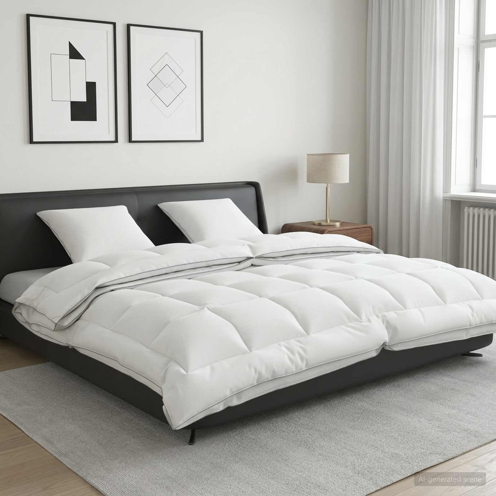 Antklodės ir pagalvių rinkinys 3 pcs 200x200 cm 4 metų laikai