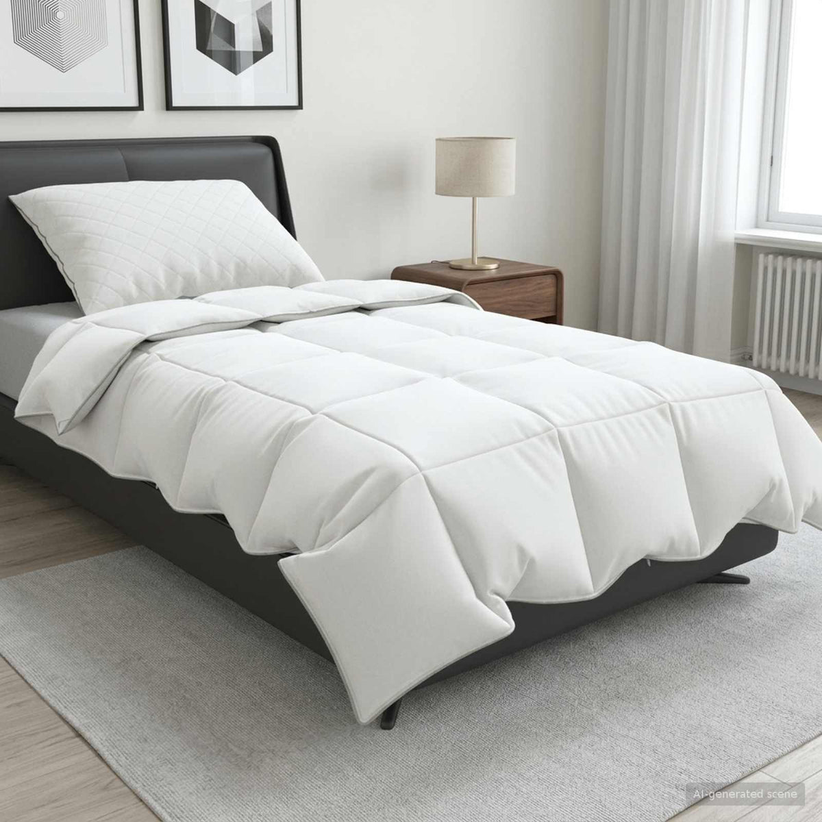 90% žąsies pūkų antklodės komplektas FULDA 2 vnt. 135 x 200 cm