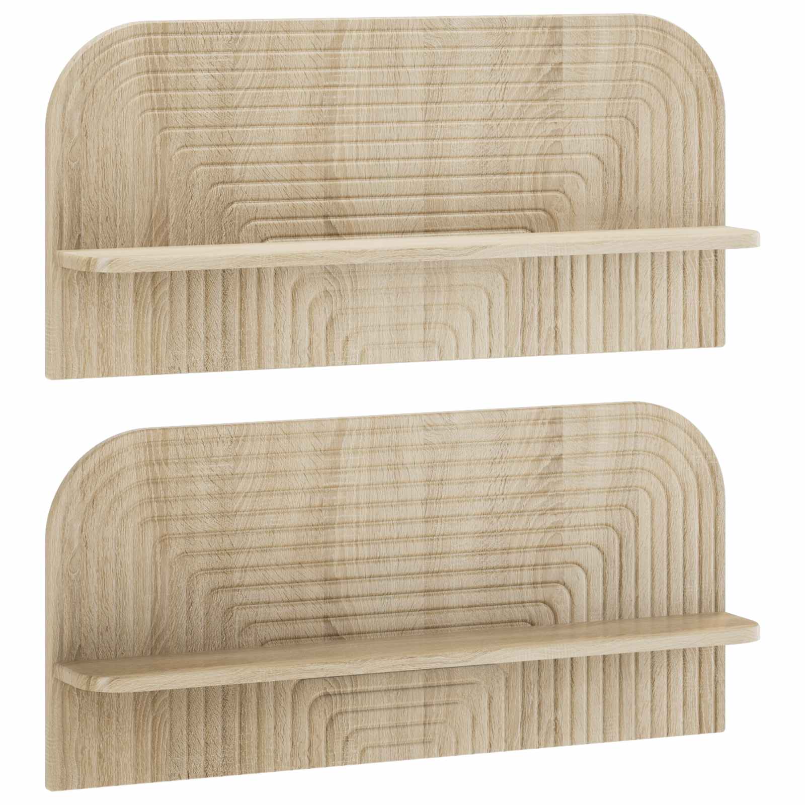 Sieninė lentyna 2 vnt. Sonoma ąžuolas 80.5 x 13.5 x 37.5 cm