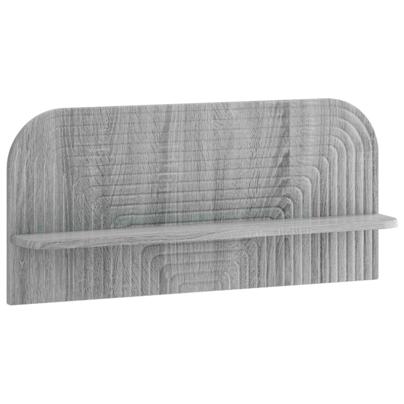 Sieninė lentyna 2 vnt. Pilka Sonoma 80,5 x 13,5 x 37,5 cm
