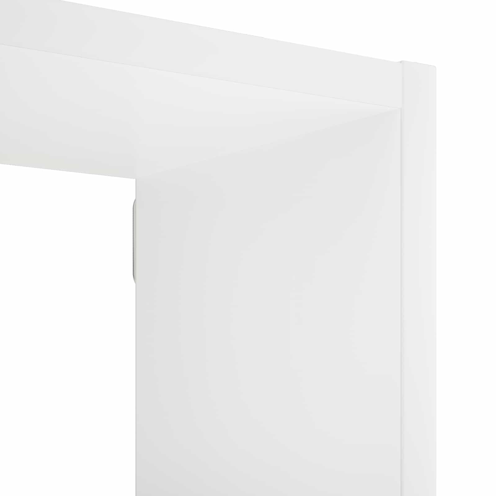 Sieninė lentyna Balta 70 x 17 x 101 cm Apdirbta mediena