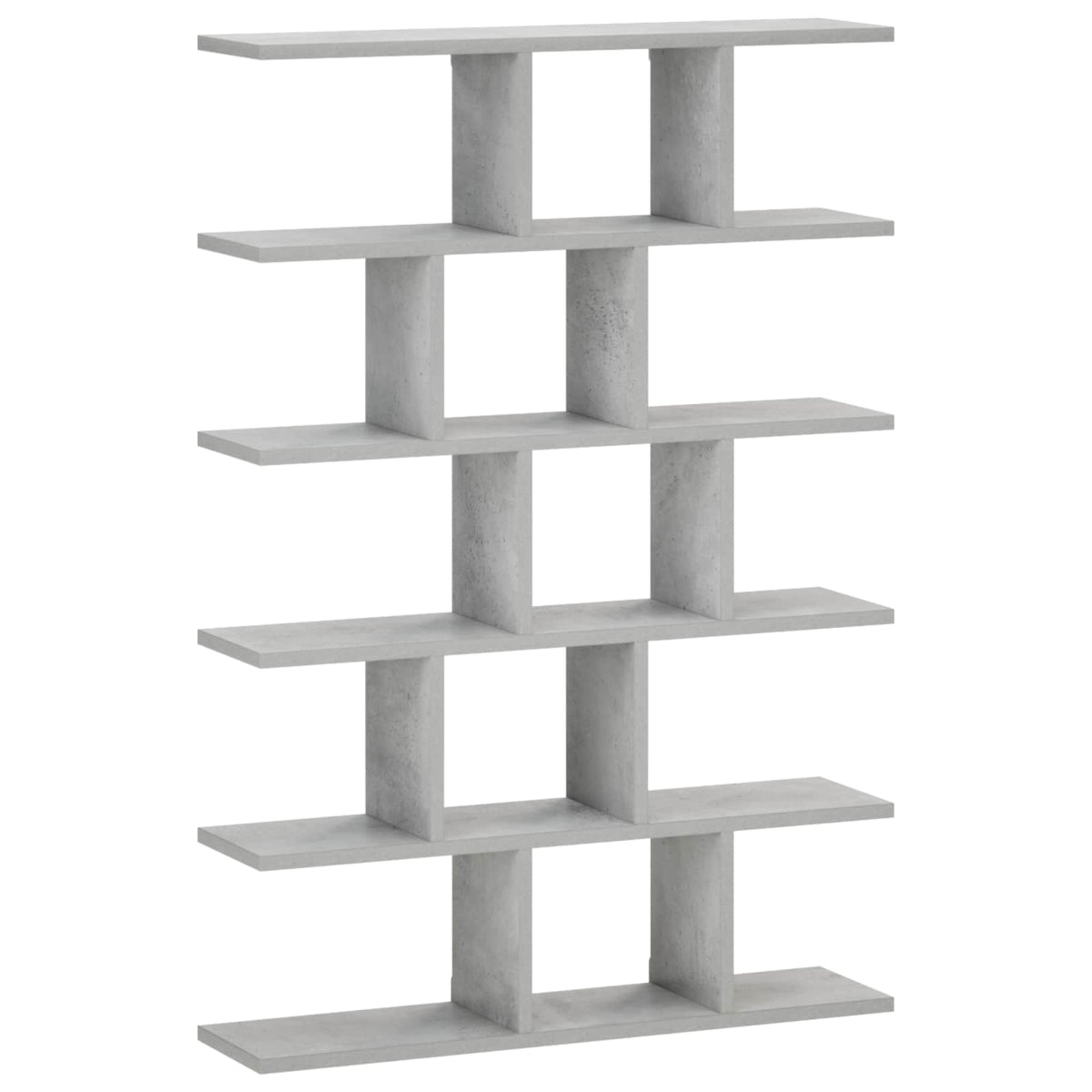 Sieninė lentyna Betono pilka 70 x 17 x 101 cm Apdirbta mediena