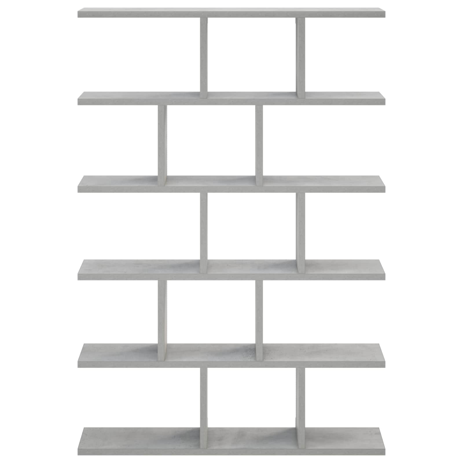 Sieninė lentyna Betono pilka 70 x 17 x 101 cm Apdirbta mediena