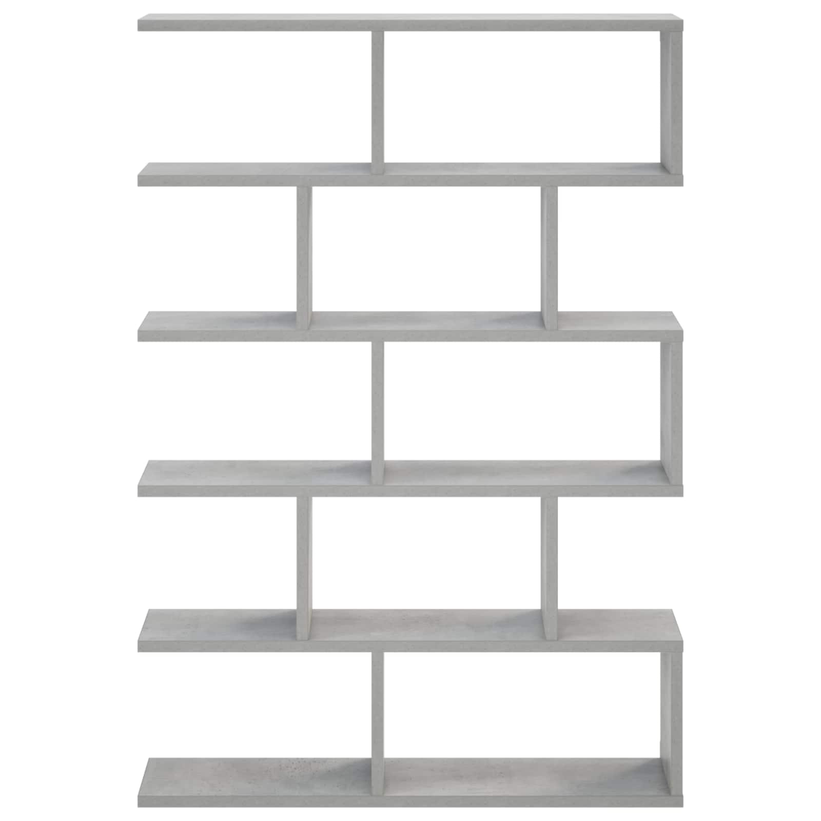 Sieninė lentyna Betono pilka 70 x 17 x 101 cm Apdirbta mediena