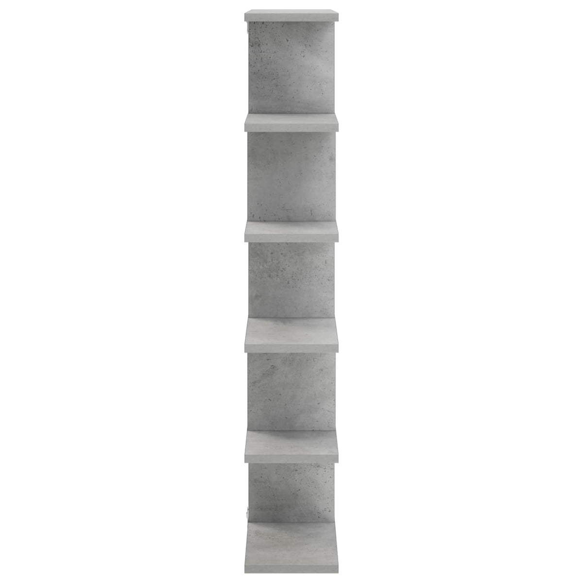 Sieninė lentyna Betono pilka 70 x 17 x 101 cm Apdirbta mediena