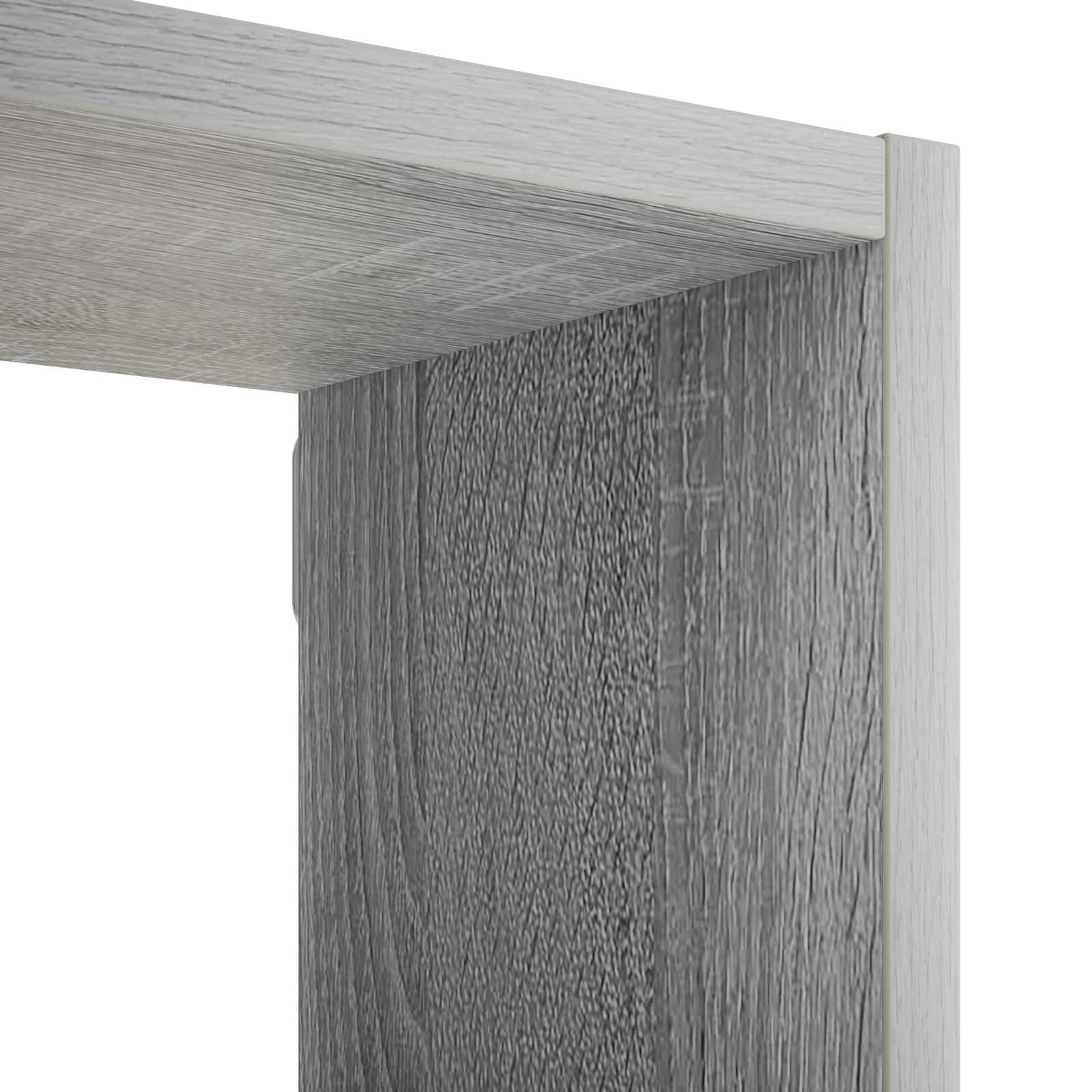 Sieninė lentyna Pilka Sonoma 70 x 17 x 101 cm Apdirbta mediena