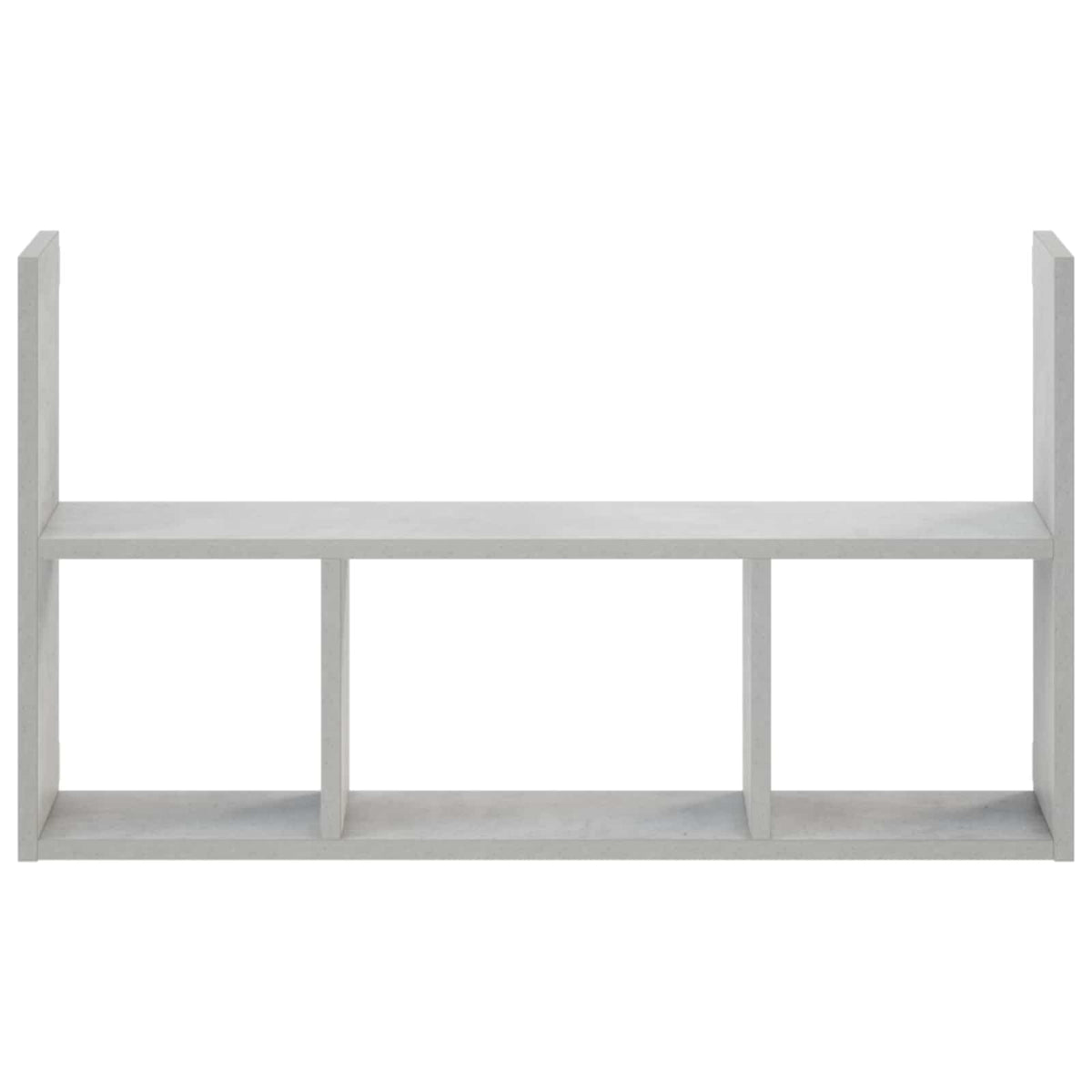 Sieninė lentyna Betono pilka 78.5 x 17 x 45 cm Apdirbta mediena