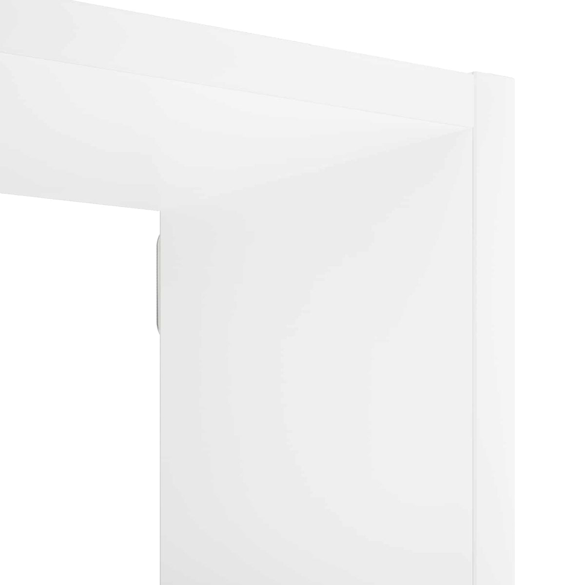 Sieninė lentyna Balta 72 x 17 x 105 cm Apdirbta mediena