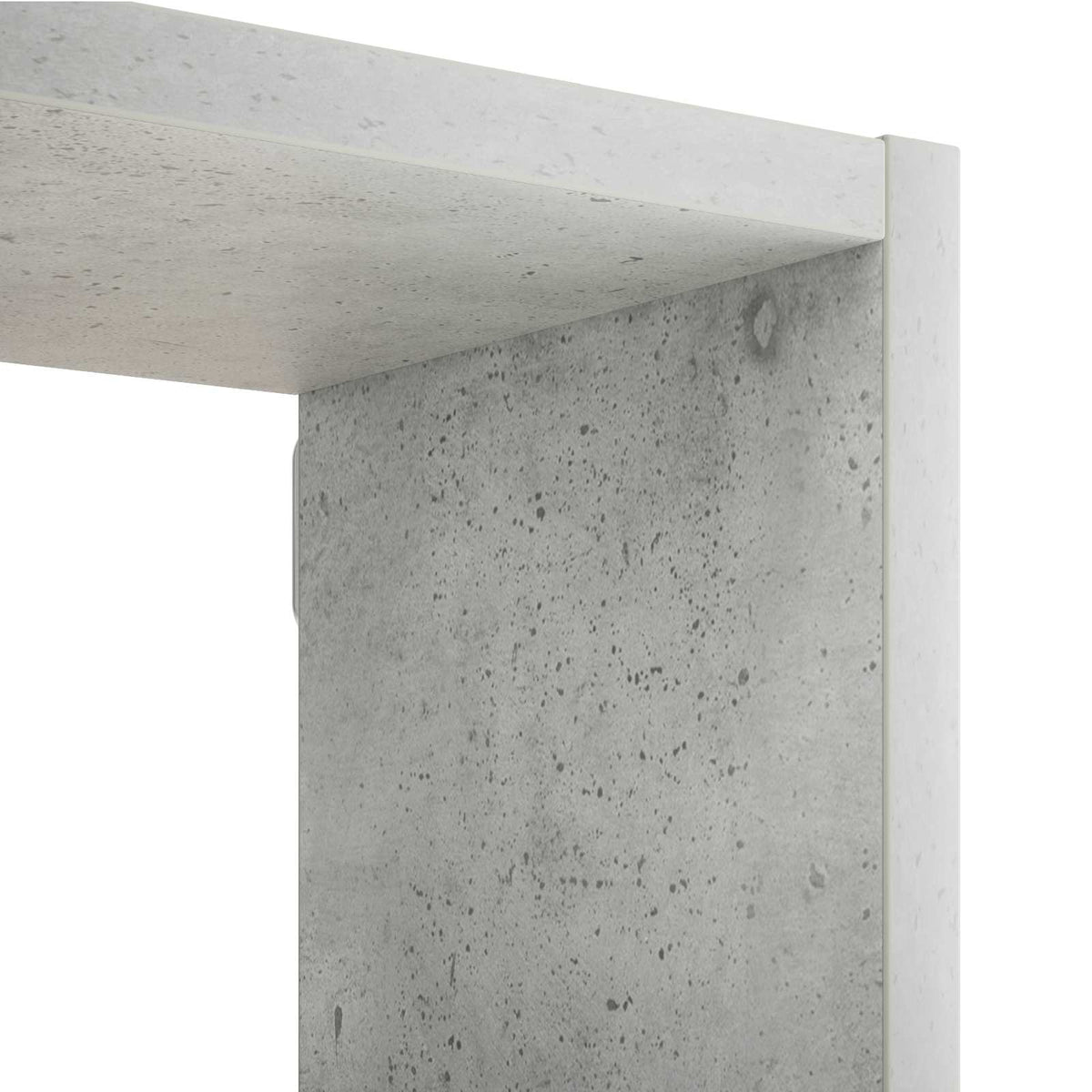 Sieninė lentyna Betono pilka 72 x 17 x 105 cm Apdirbta mediena