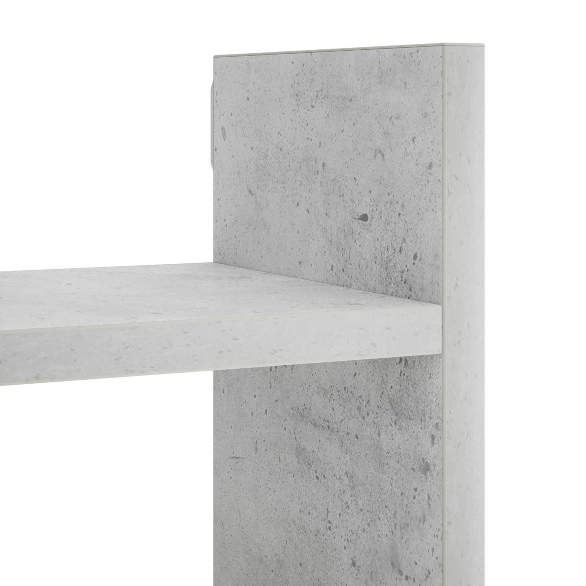 Sieninė lentyna Betono pilka 97,5 x 17 x 40 cm Apdirbta mediena