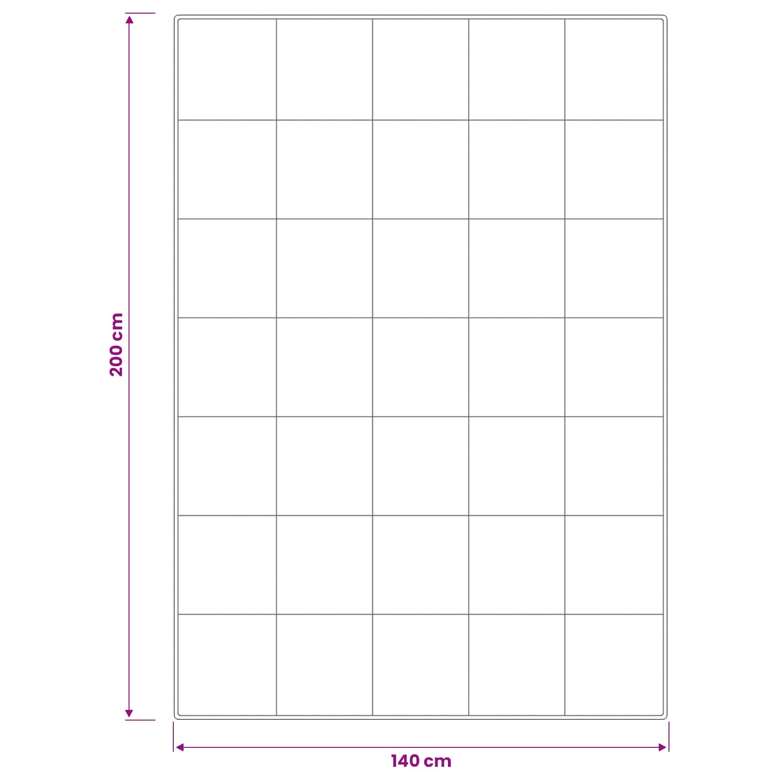 90% žąsies pūkų antklodės komplektas FULDA 2 pcs 140 x 200 cm