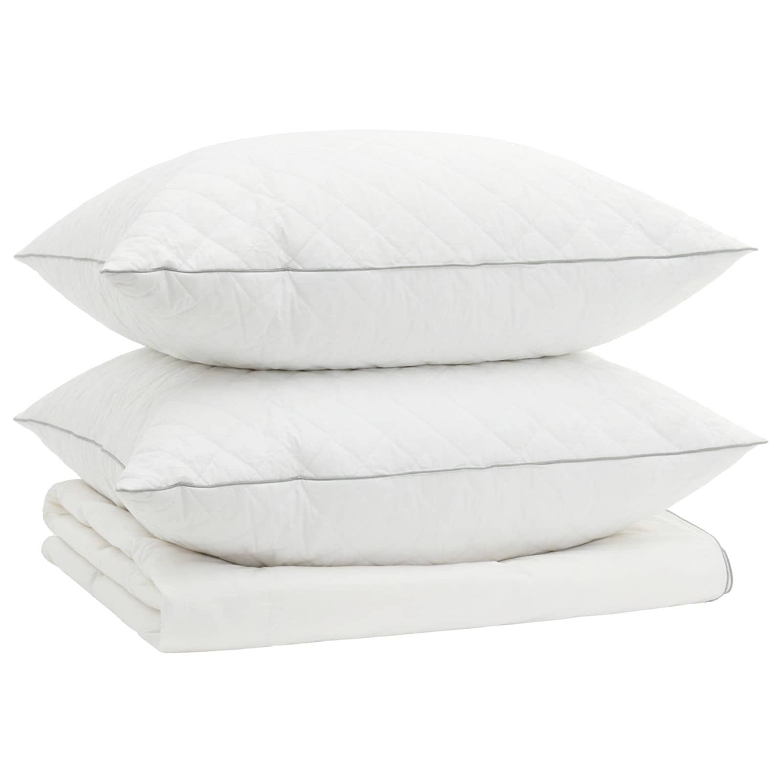 90% žąsies pūkų antklodės komplektas FULDA 3 pcs 200 x 220 cm
