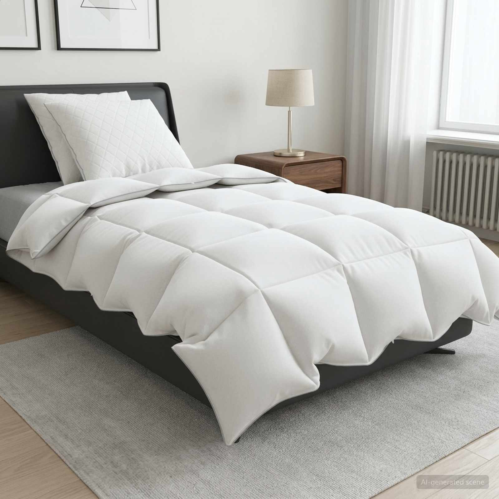 90% žąsies pūkų antklodės komplektas FULDA 3 pcs 135 x 220 cm