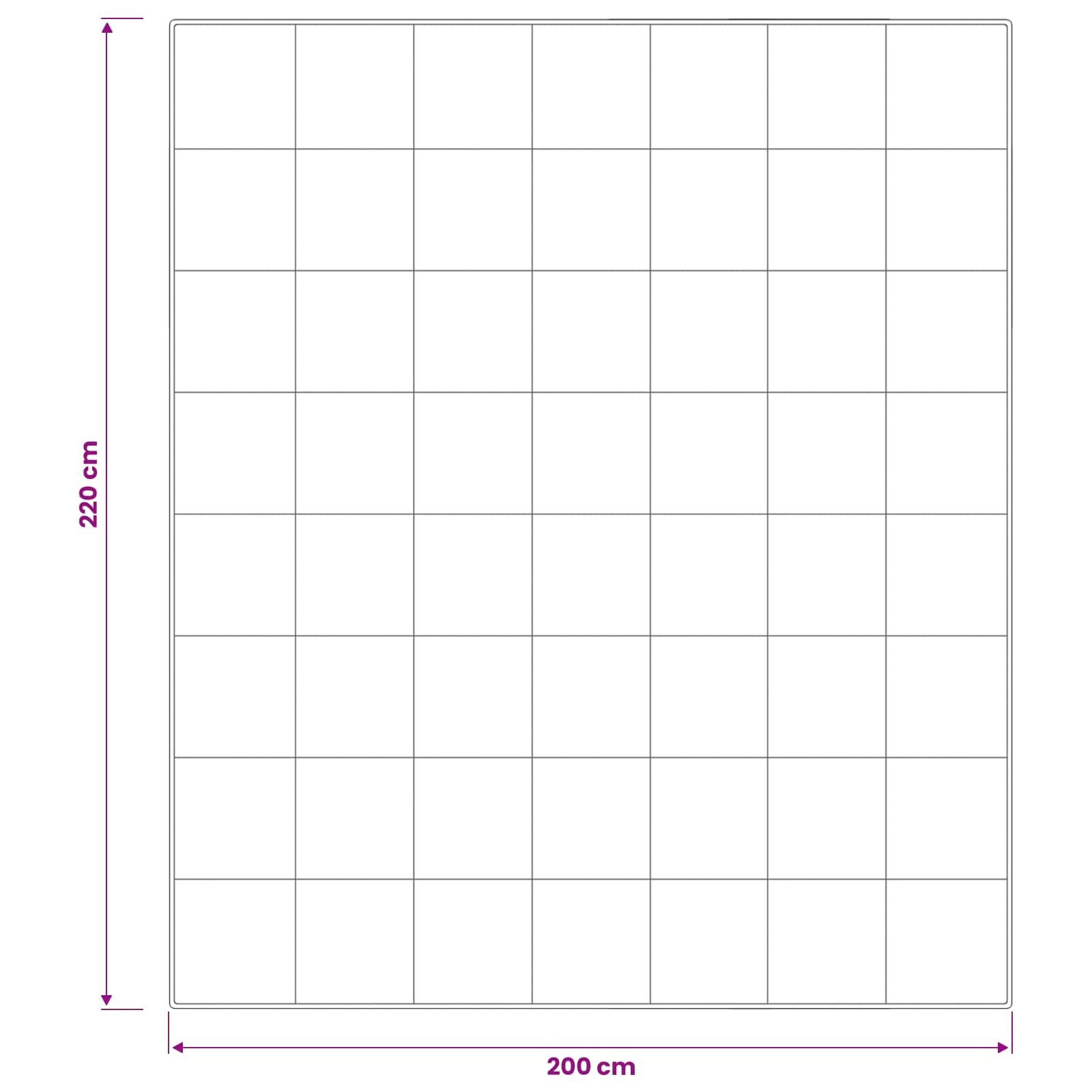 90% žąsies pūkų antklodės komplektas FULDA 3 pcs 200 x 220 cm