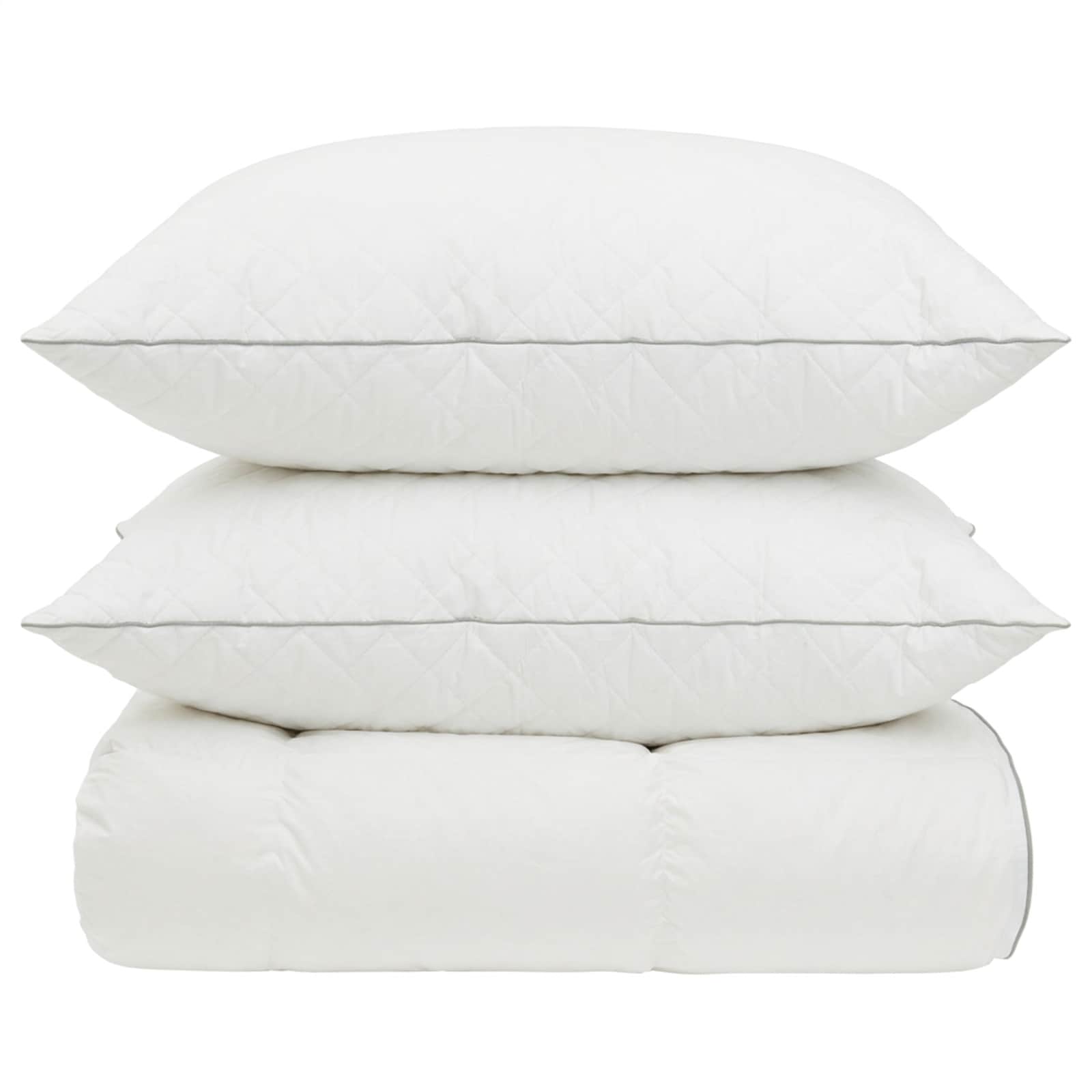 90% žąsies pūkų antklodės komplektas FULDA 3 pcs 200 x 240 cm