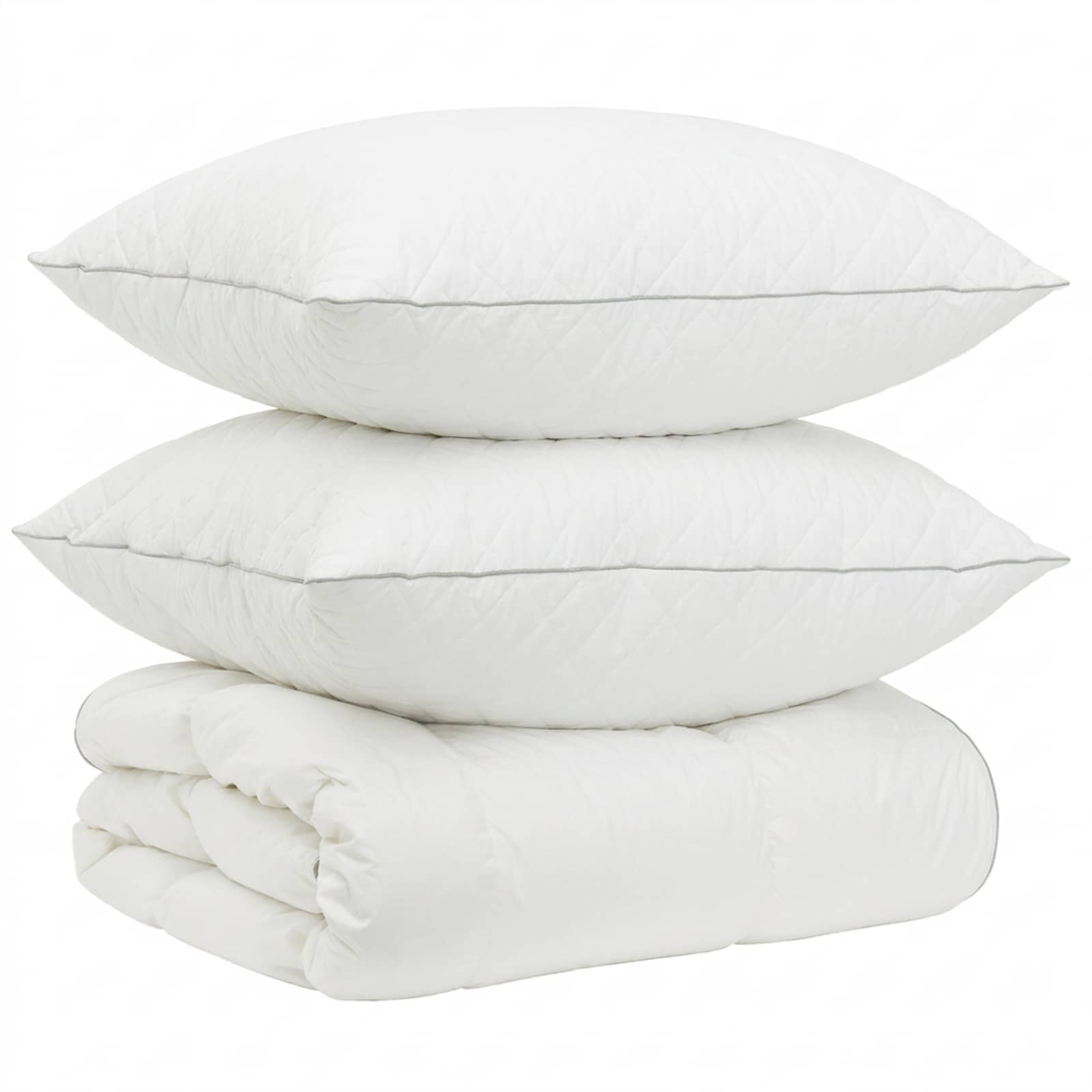 90% žąsies pūkų antklodės komplektas FULDA 3 pcs 220 x 260 cm