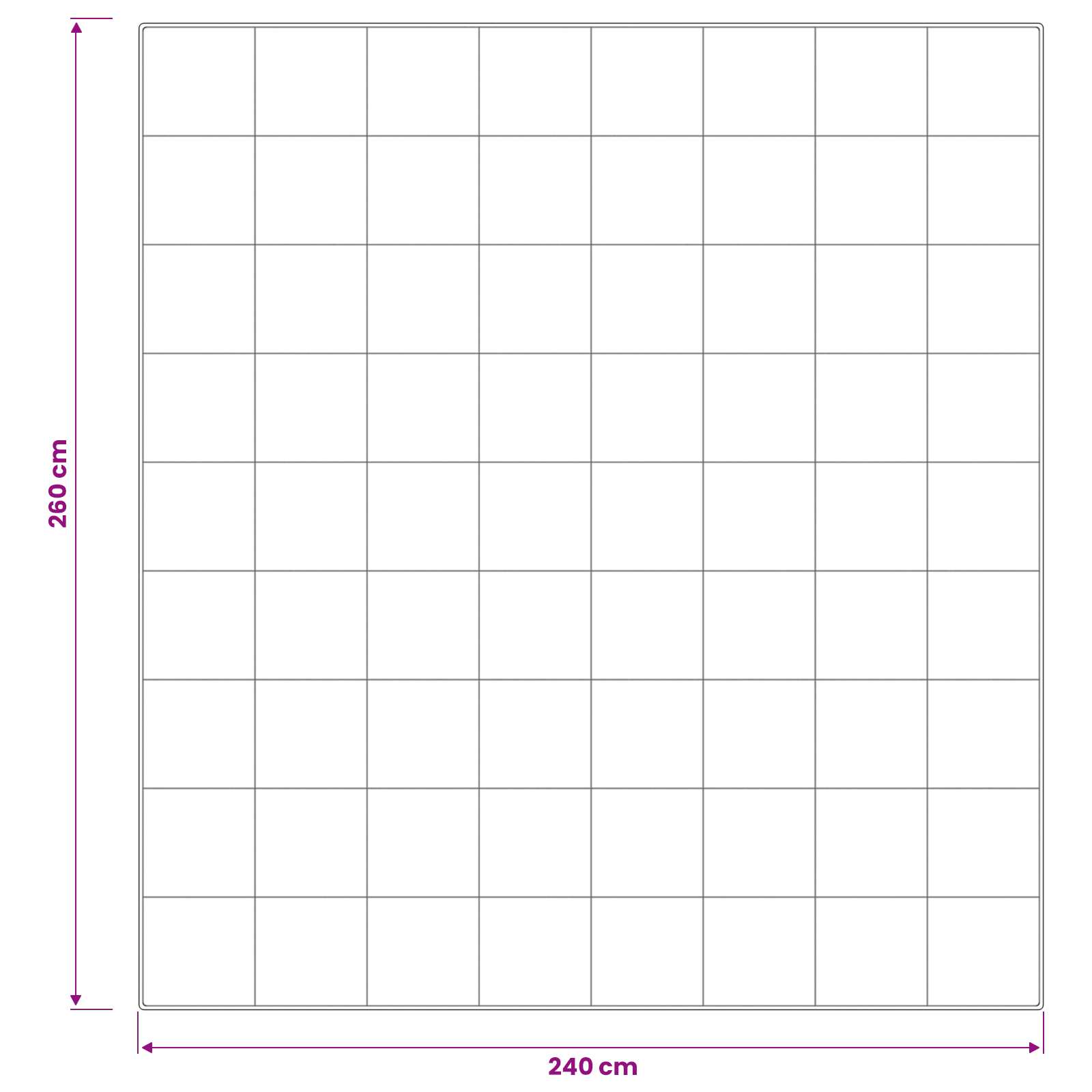 90% žąsies pūkų antklodės komplektas FULDA 3 pcs 240 x 260 cm