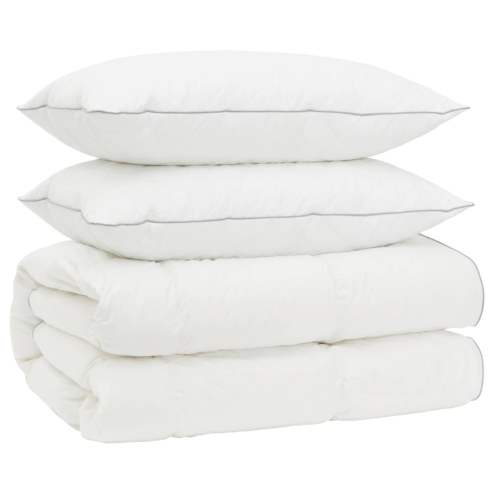 90% žąsies pūkų antklodės komplektas FULDA 3 pcs 240 x 260 cm