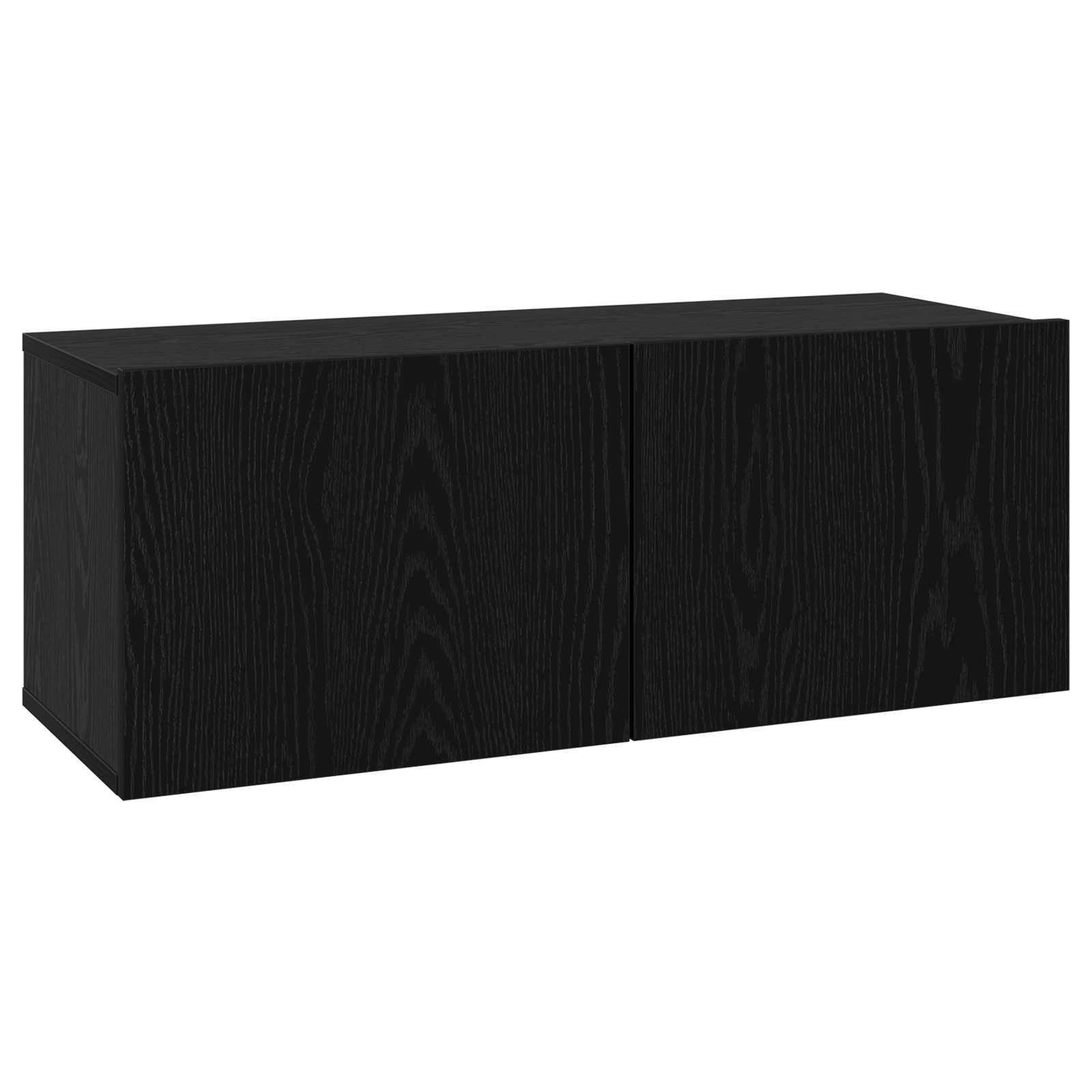 TV spintelių komplektas 6 pcs 80 x 30 x 30 cm Juodojo ąžuolo