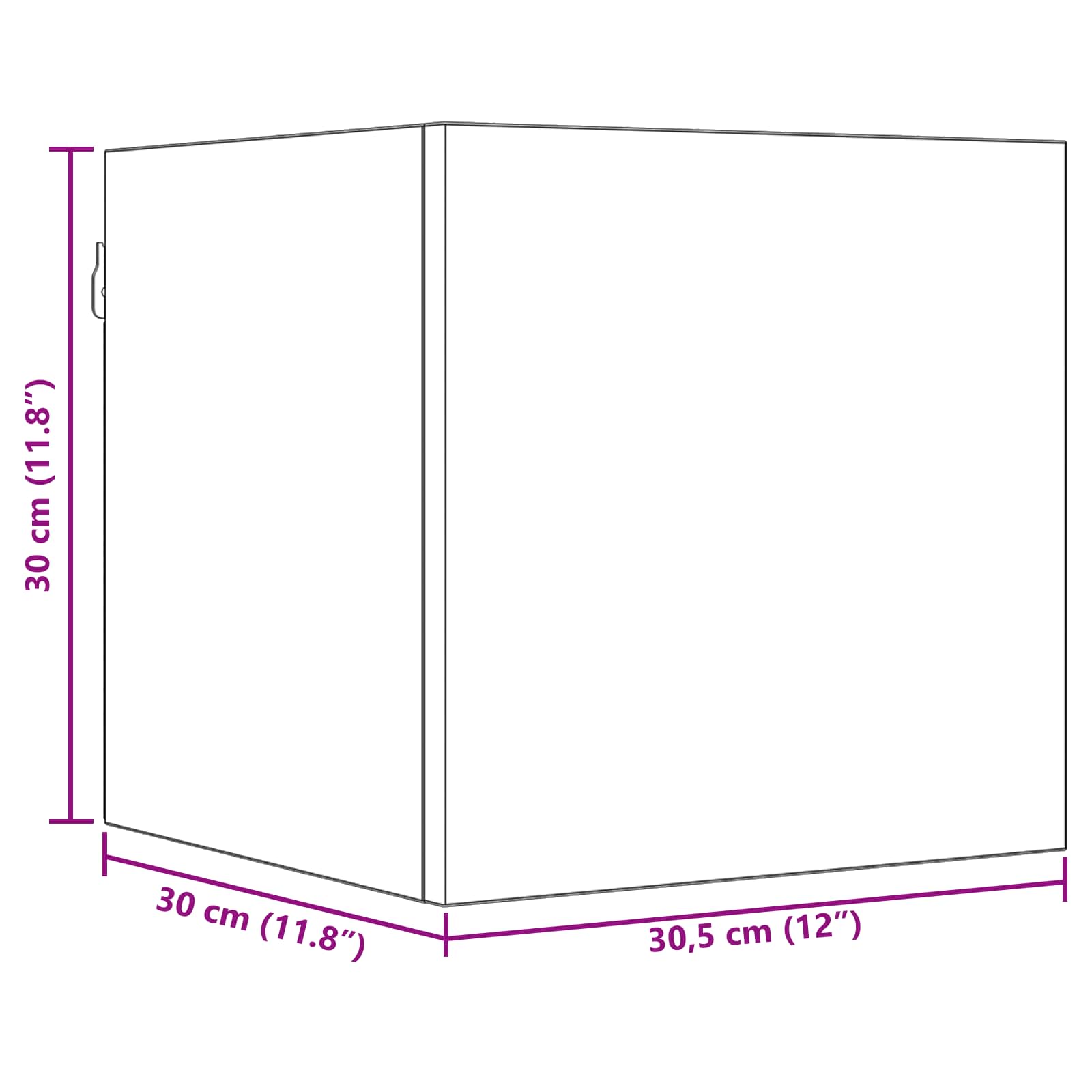 TV spintelių komplektas 6 pcs 80 x 30 x 30 cm Juodojo ąžuolo